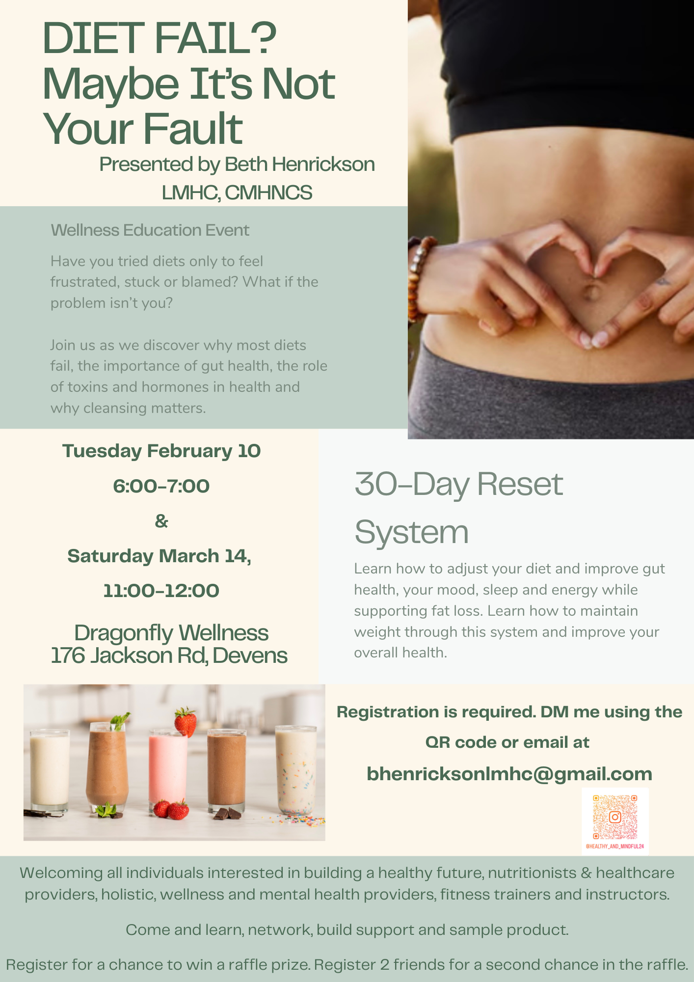 DIET FAIL?  Maybe It's Not Your Fault ~ Free Educational Event 