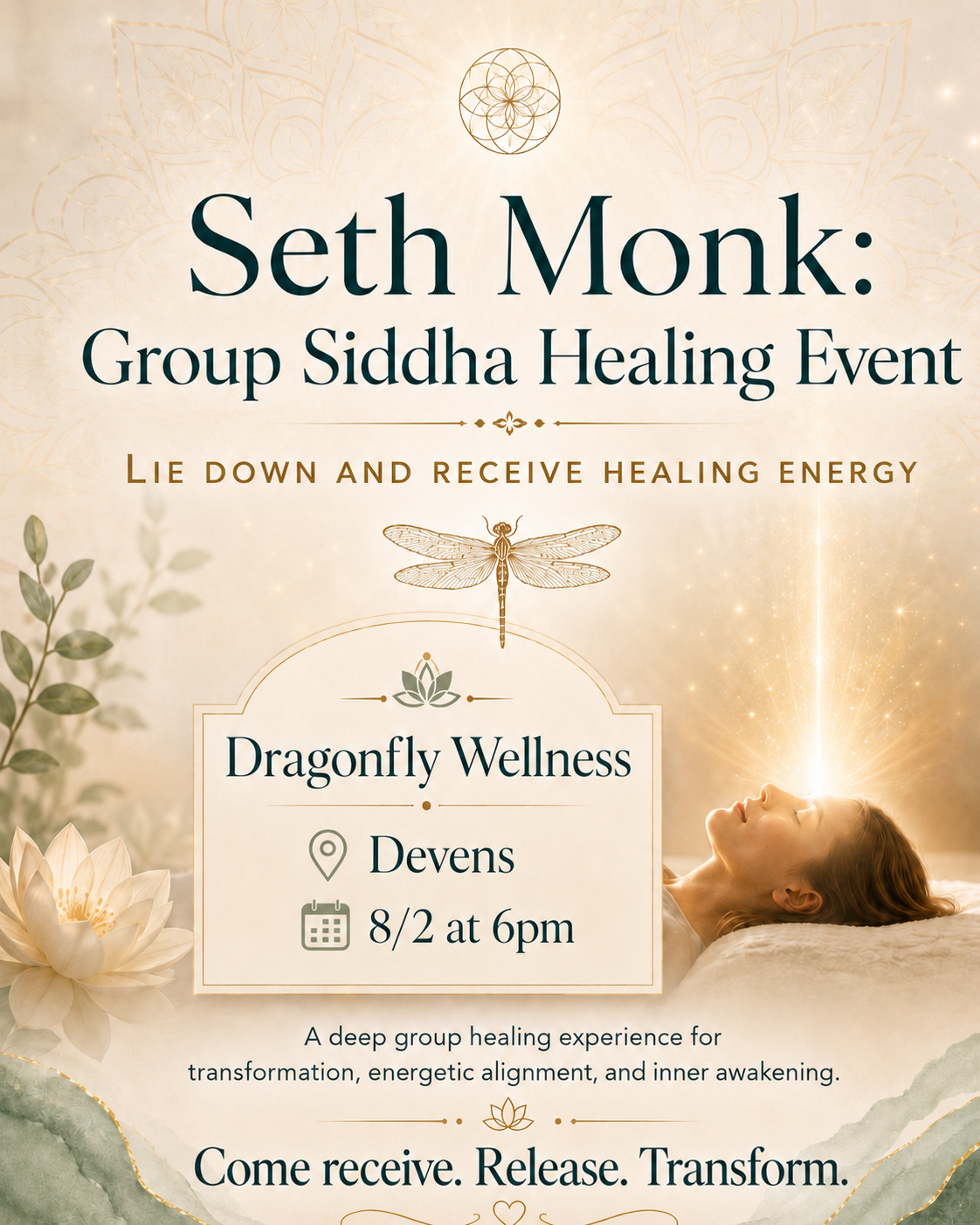 Group Siddha Healing Event with Seth Monk