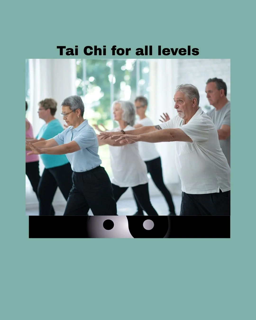 Tai Chi for all levels with Stan Fall 4 class series (Thursdays in August)