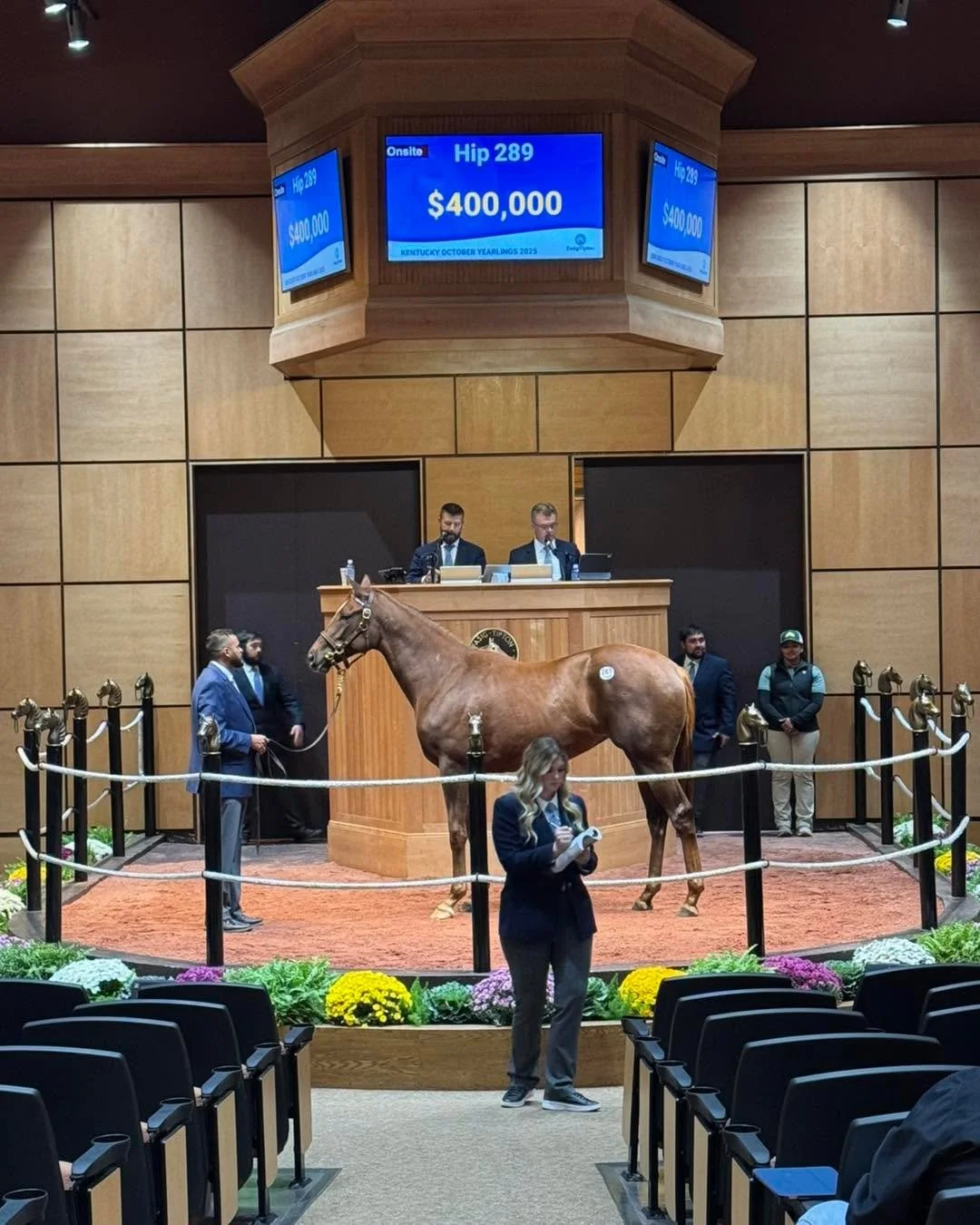 $400,000 for our filly by Epicenter 1/2 to Tumbarumba!

Huge bidding war between several top bidders and she ends up going to Mo Speed Racing! Congrats team!

It&rsquo;s a girls world at Coteau Grove Farms.