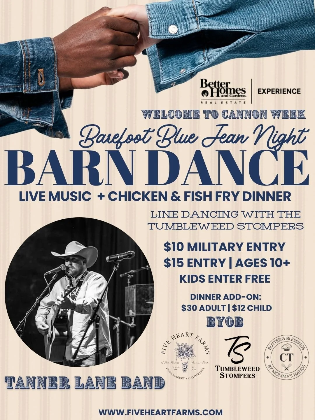 Cannon week flyers & blue jean night.jpeg