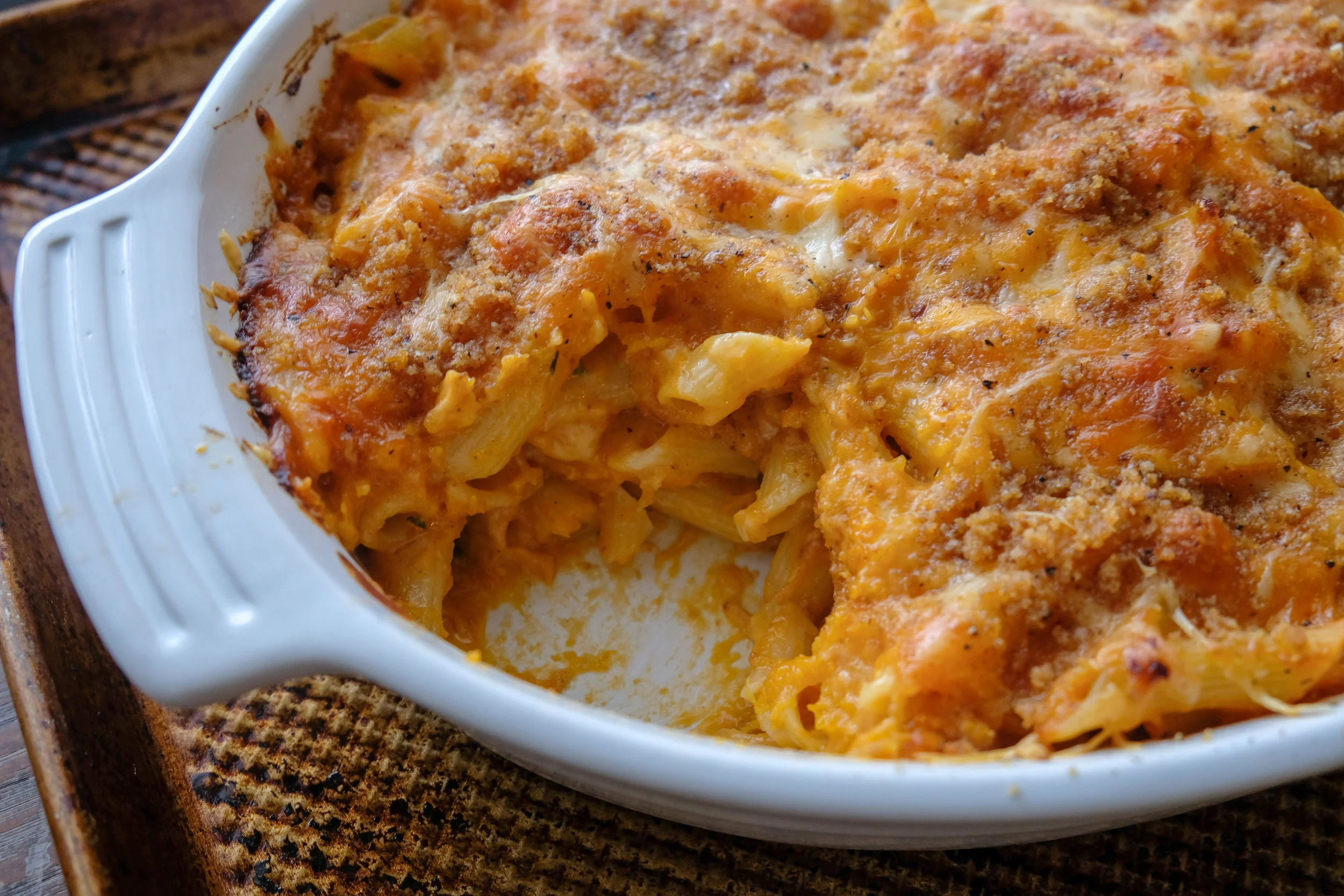 Easy Butternut Squash Mac N' Cheese