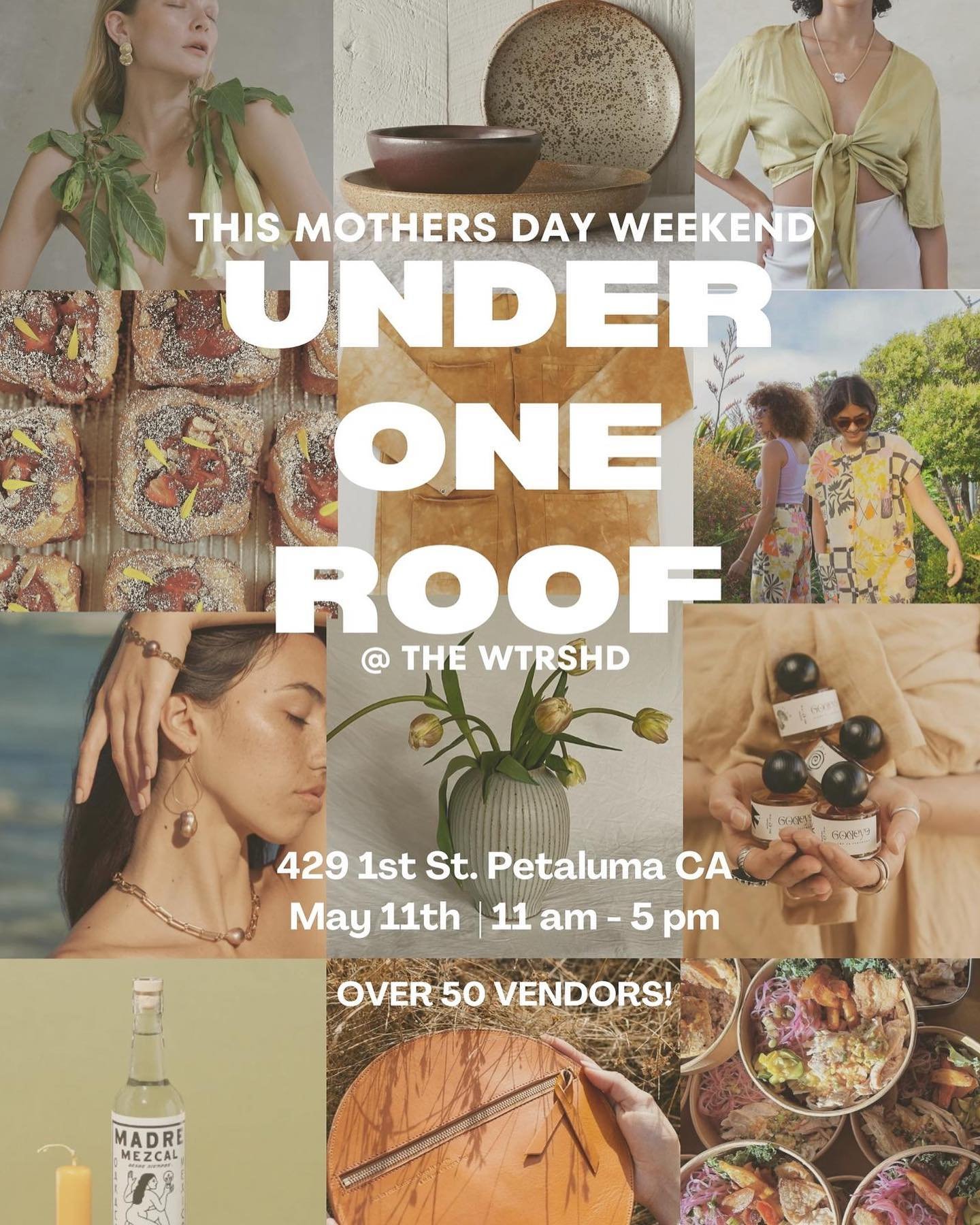 Join me and more than 50 Bay Area artisans and brands for a Mother&rsquo;s Day weekend pop-up marketplace @underoneroofpetaluma ! Sip, shop, munch &amp; mingle Saturday 05.11 from 11am-5pm @thewtrshd in Petaluma 

I&rsquo;ll be bringing cookie gift b