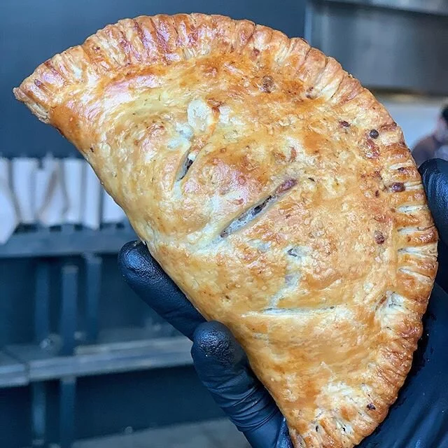 Pastrami &amp; Swiss Hand Pies 💕
Today&rsquo;s special is this crisp, savory pocket of our house smoked pastrami and an American/Swiss cheese blend. 
Order online now!
.
.
.
.
.
.
.
.
.
.
#denvercolorado #dnvr #dnvrco #denverrestaurants #denvereats 