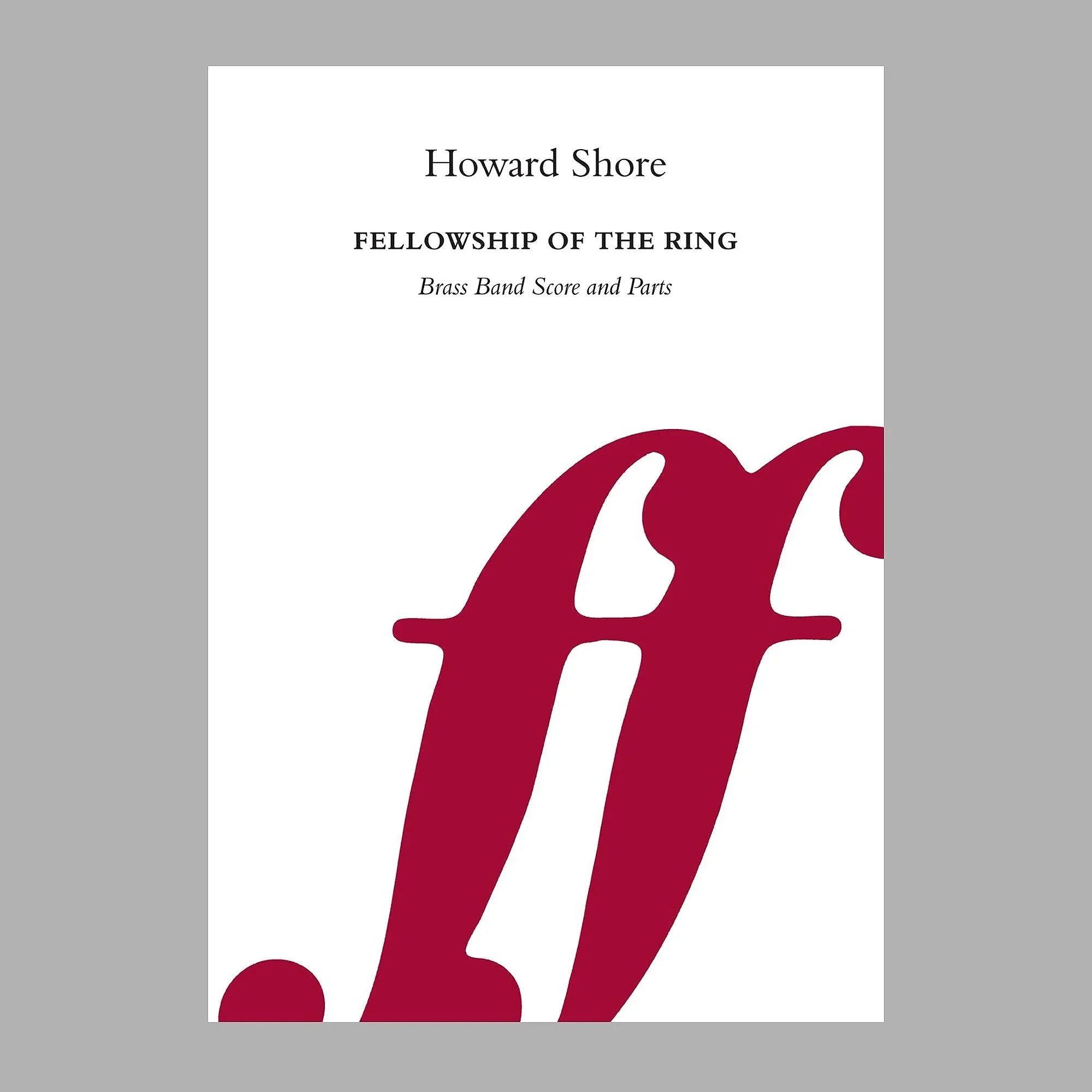 Lord of the Rings, Fellowship of the Ring. Howard Shore, arranged for brass band by Andrew Duncan