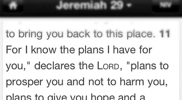 Jeremiah 29:11 is Not About You