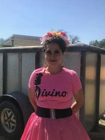 Andrea Lucero, Lead vocalist of Grupo Divino