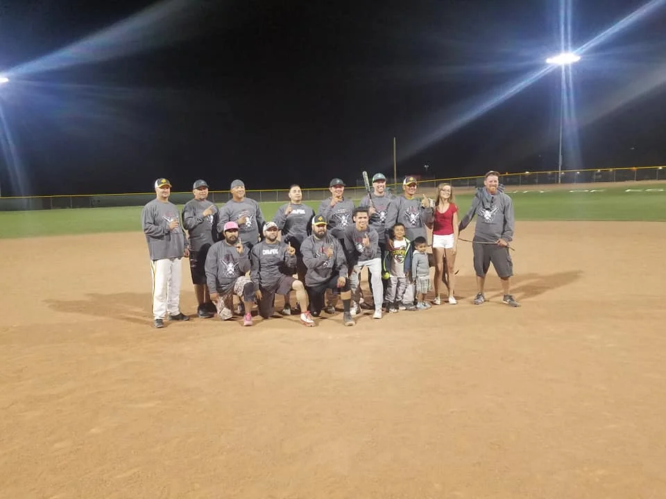 Winners of the2018 Española Community Matanza Softball Tournament, the Scorpions.