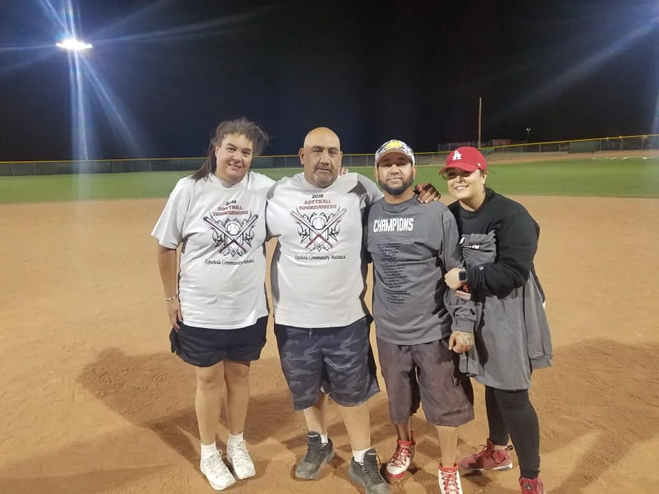 Softball Organizers Kim Chavez, Roman Lozano, Josh Garcia (R.I.P)
