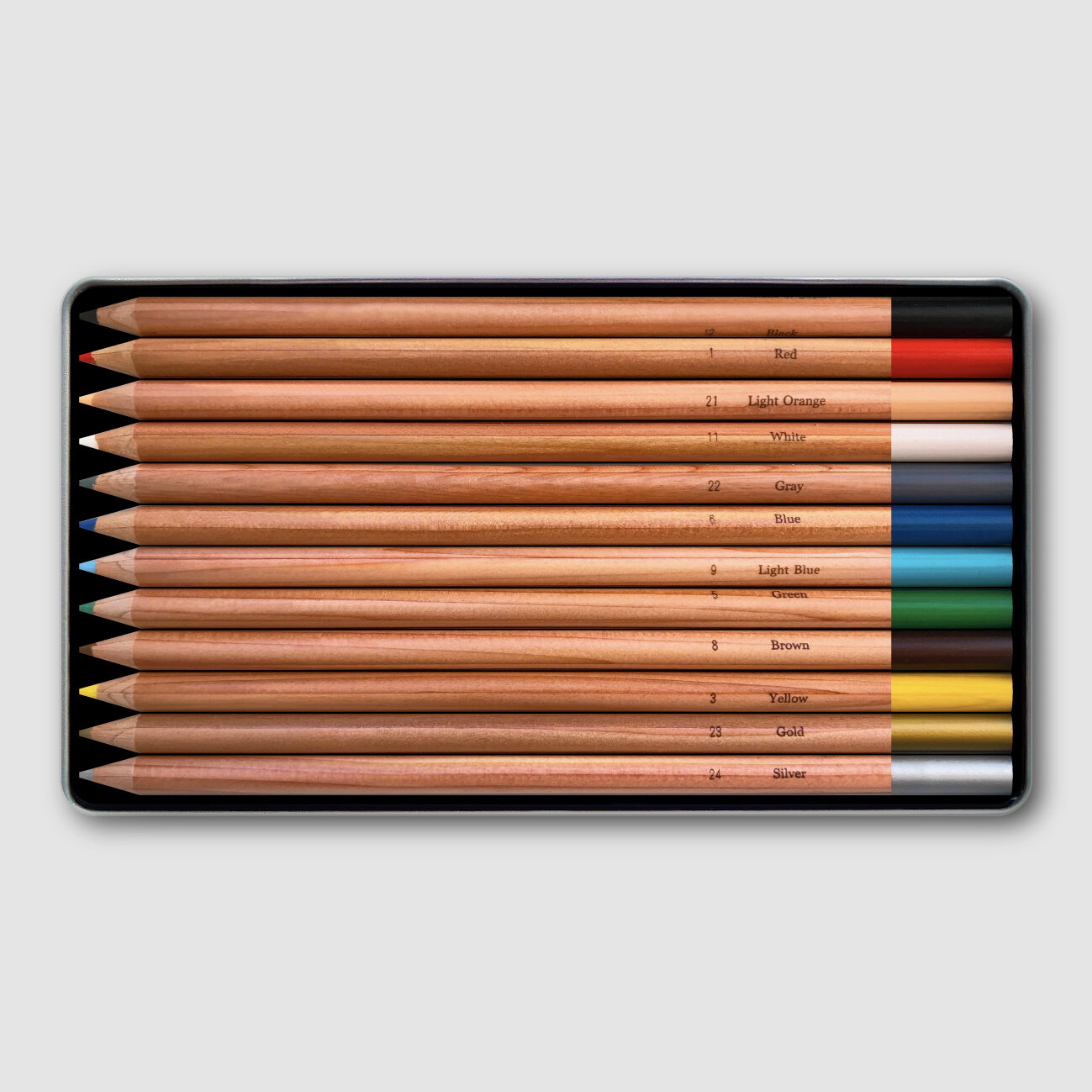 Hokusei Pencil ShuTsu Colored Pencil #9351 12 Pieces 11301