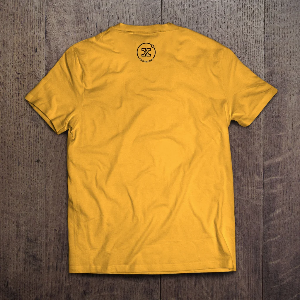 T-shirt Algarve Collection - Gold - back