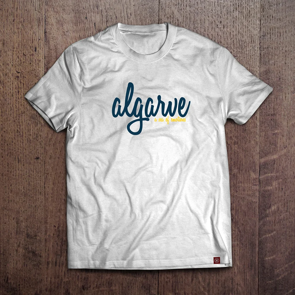 T-shirt Algarve Collection - White Sun - front
