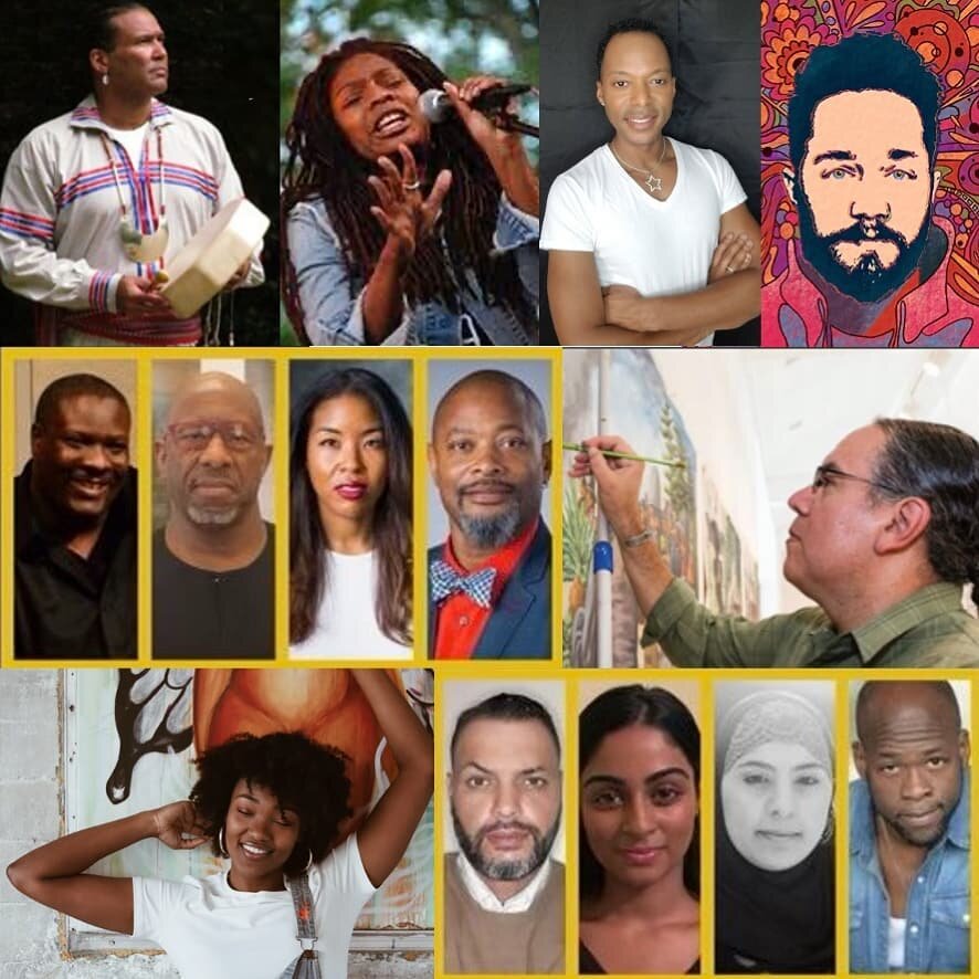 This weekend, join us online for the @aslslam, hosted by Jerald Creer; the Art Slam (in which painters Shayla Mona'e and Dylan Aiello create new work inspired by @hdlewispoet's Juneteenth poetic prompt); an encore Father's Day screening of Kraal Kayo