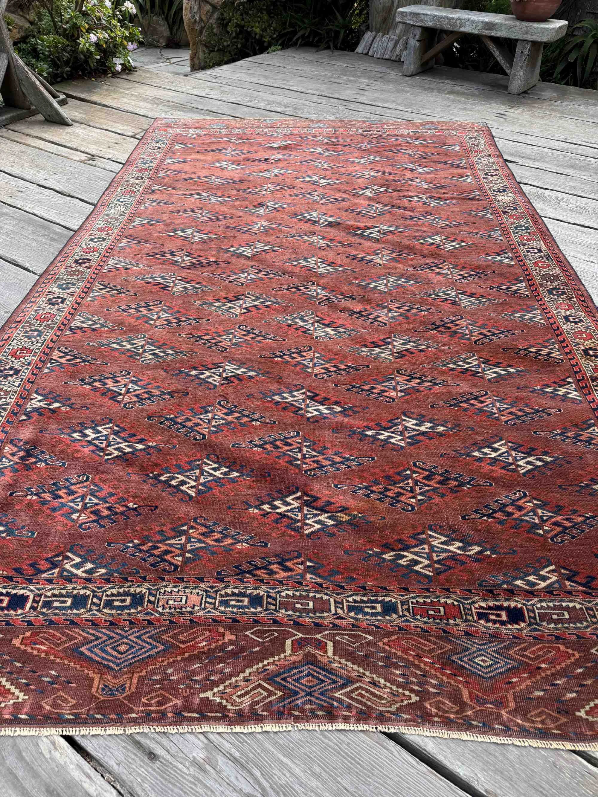 Antique Turkmen tribal rugs