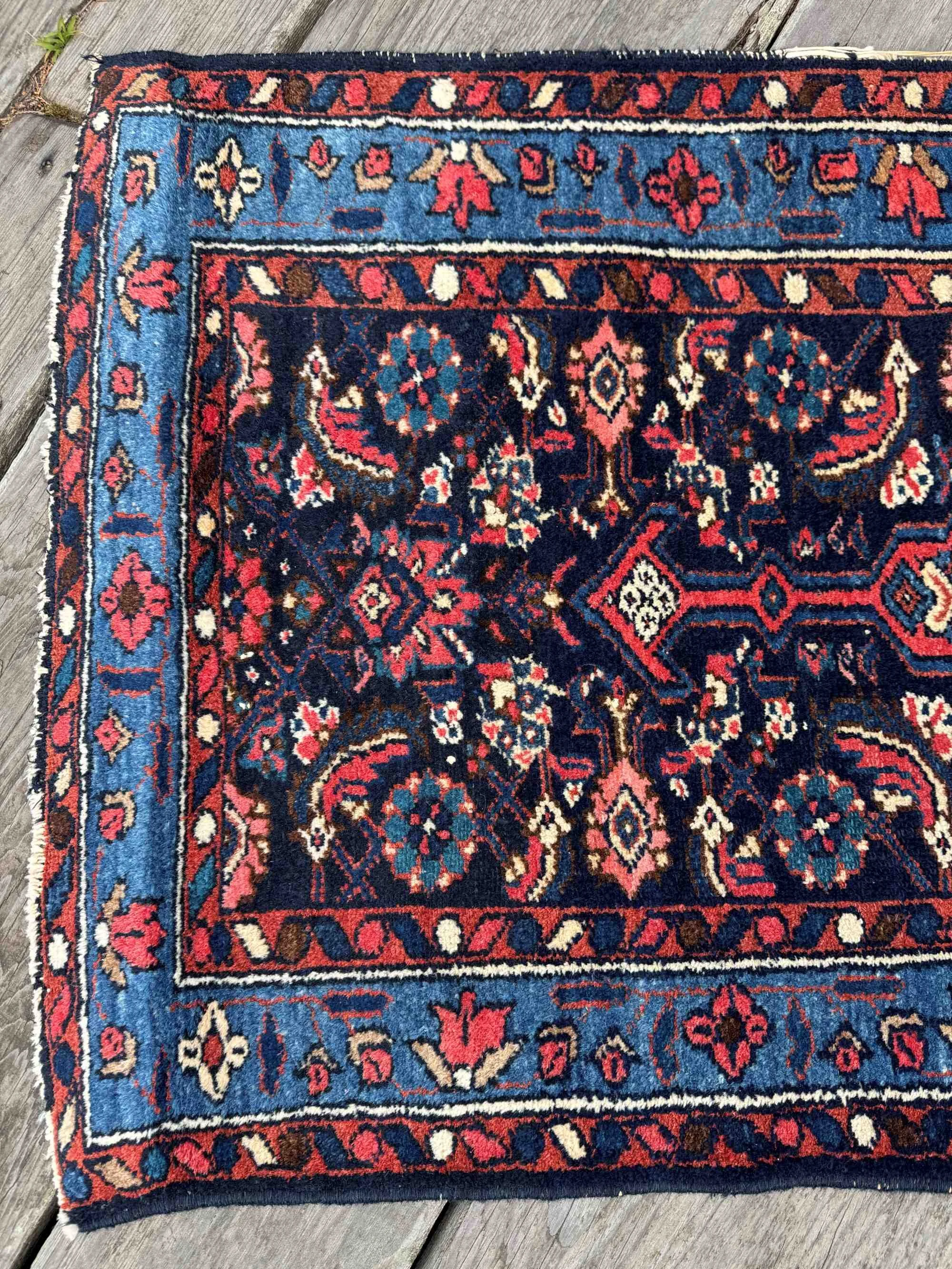 Steelman Rugs — Antique Persian Hamadan Rug 2'7
