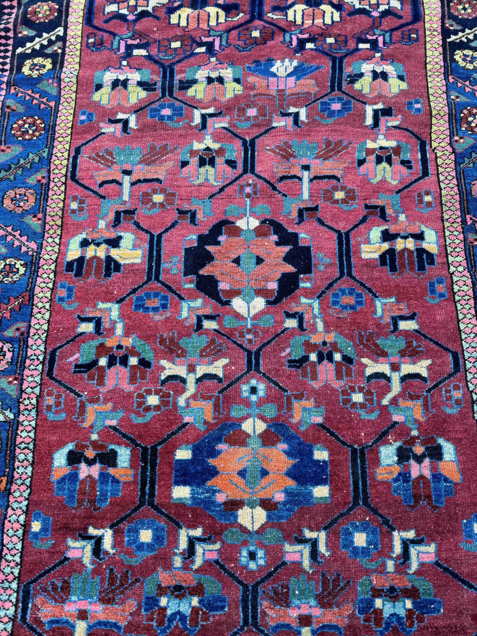 old vintage hand knotted rugs