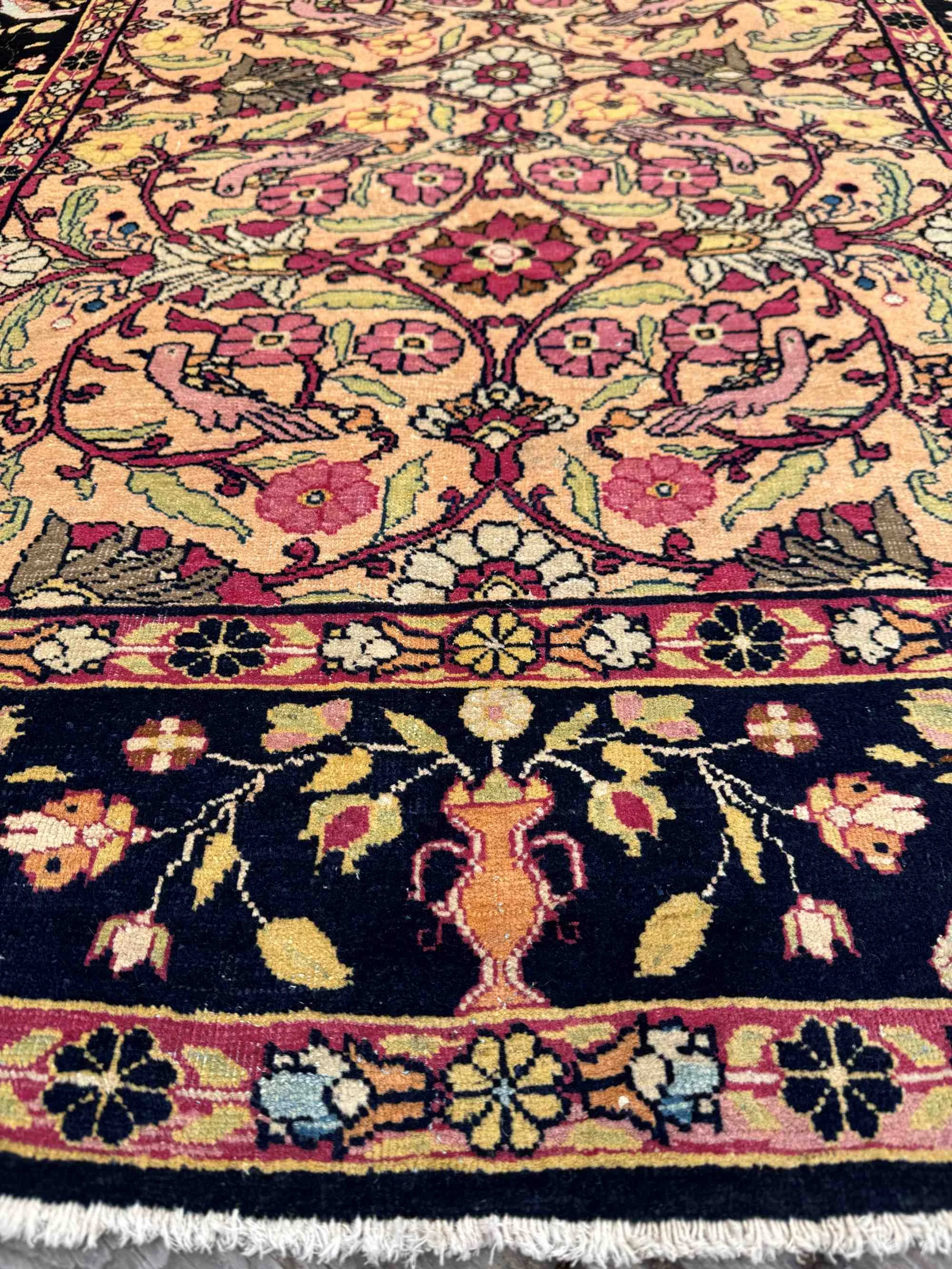 antique semnan rug