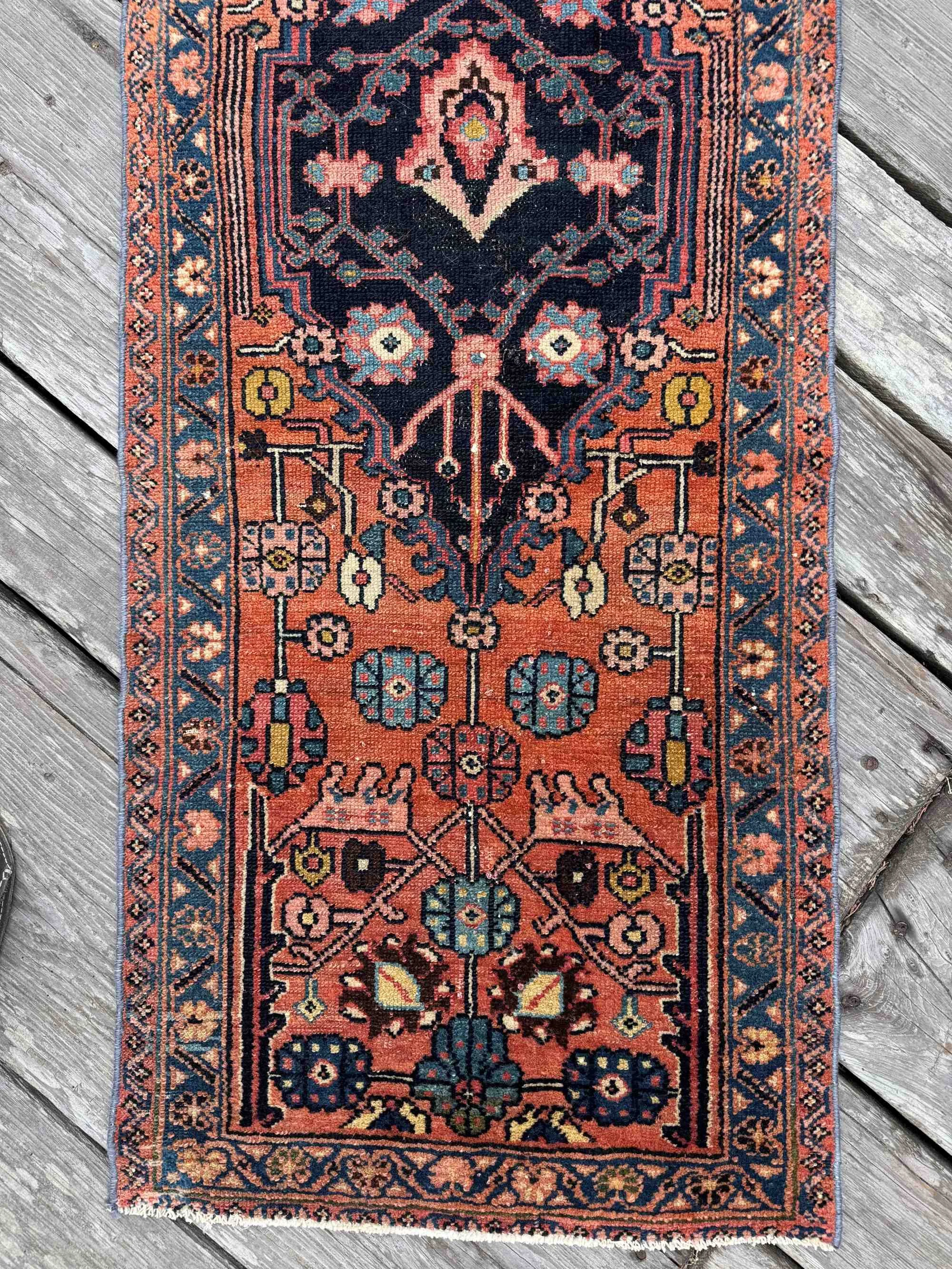 floral vintage runner narrow