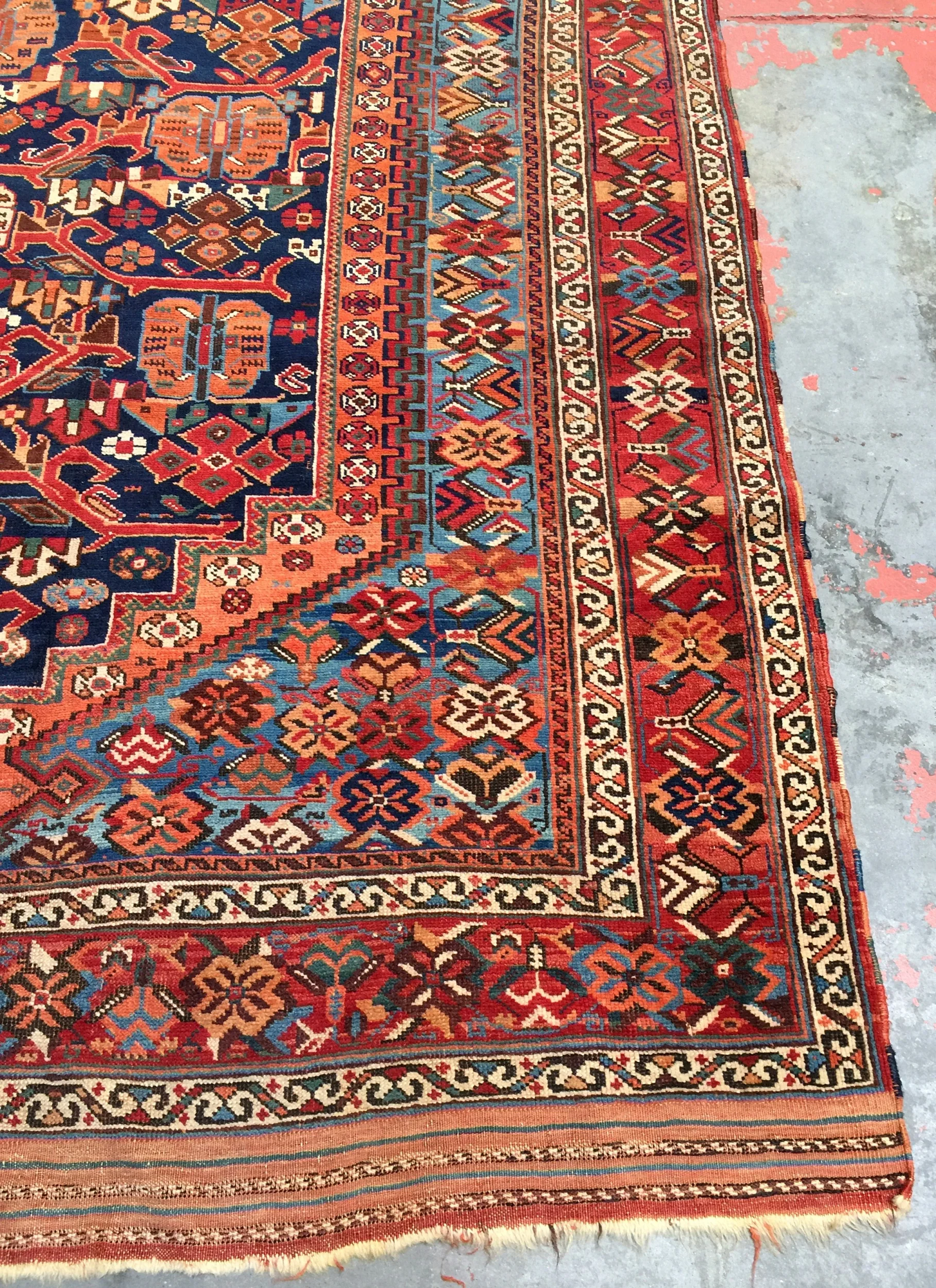 antique afshar rug