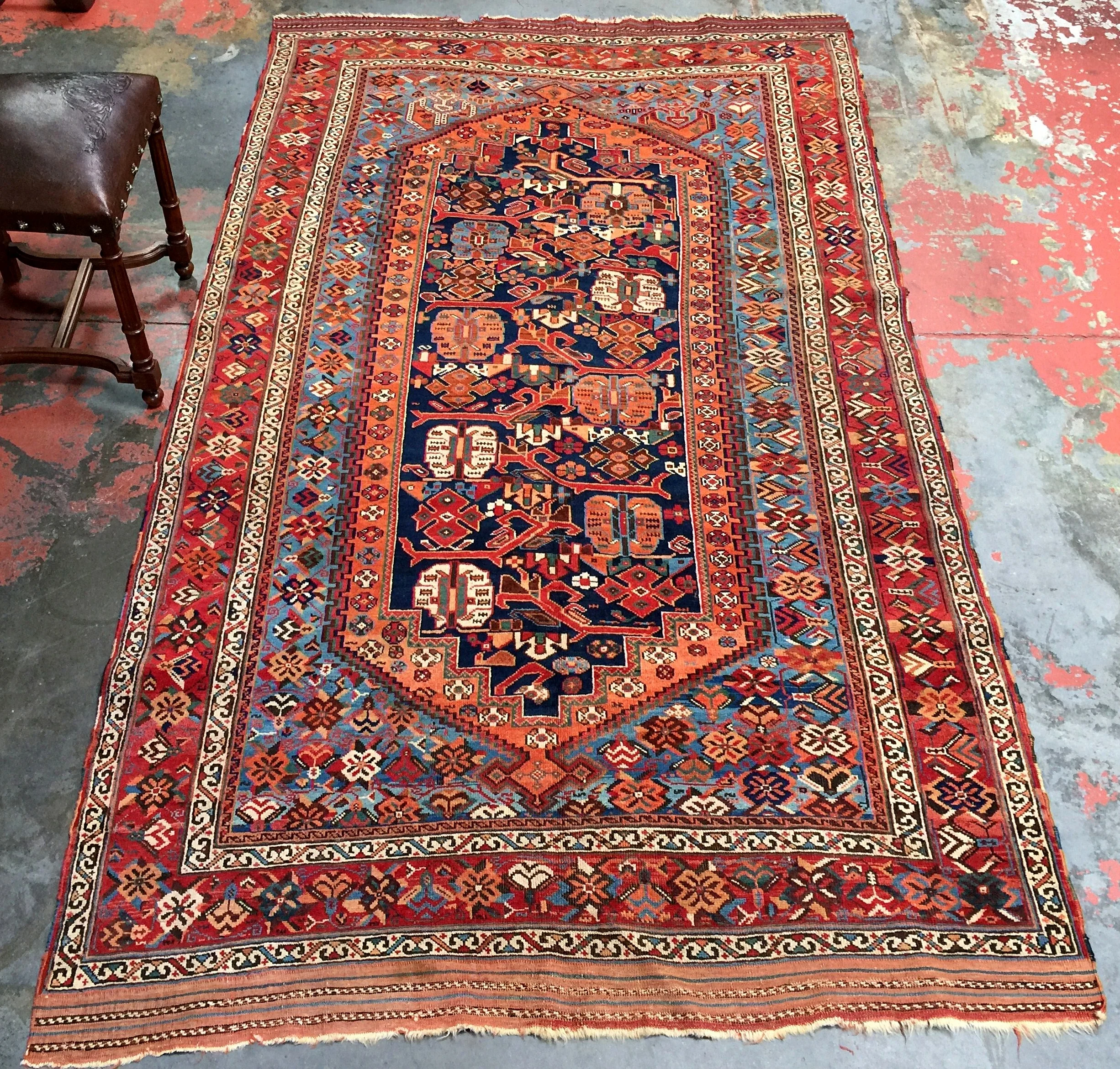 antique afshar rug