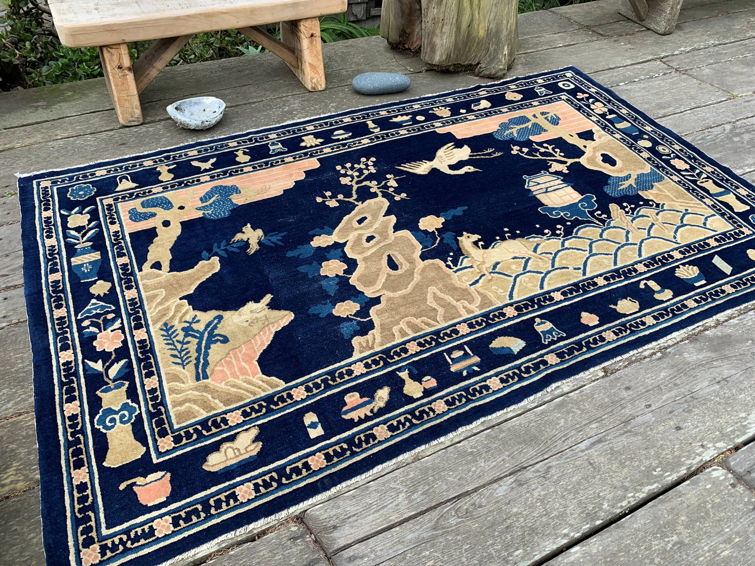 pictorial chinese rug