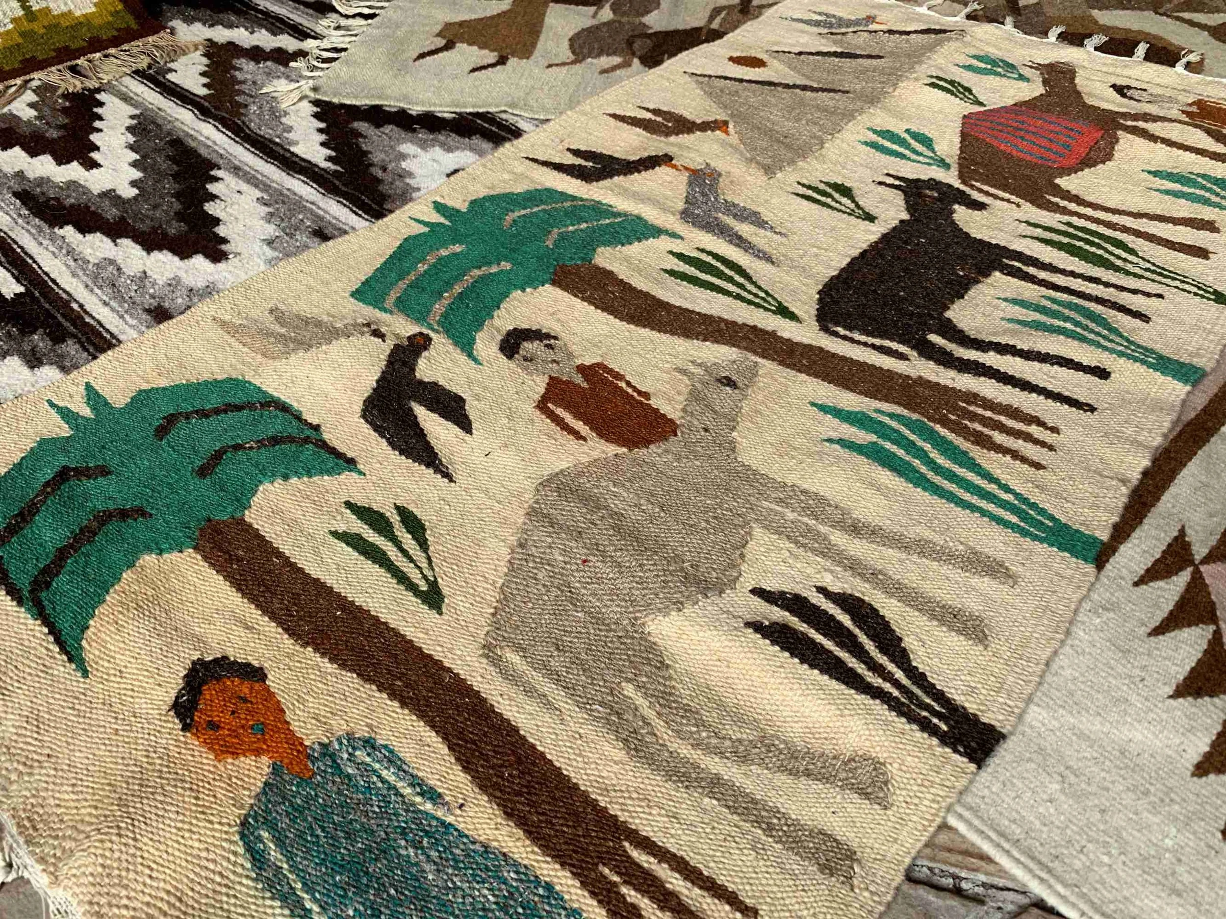 vintage pictorial kilims