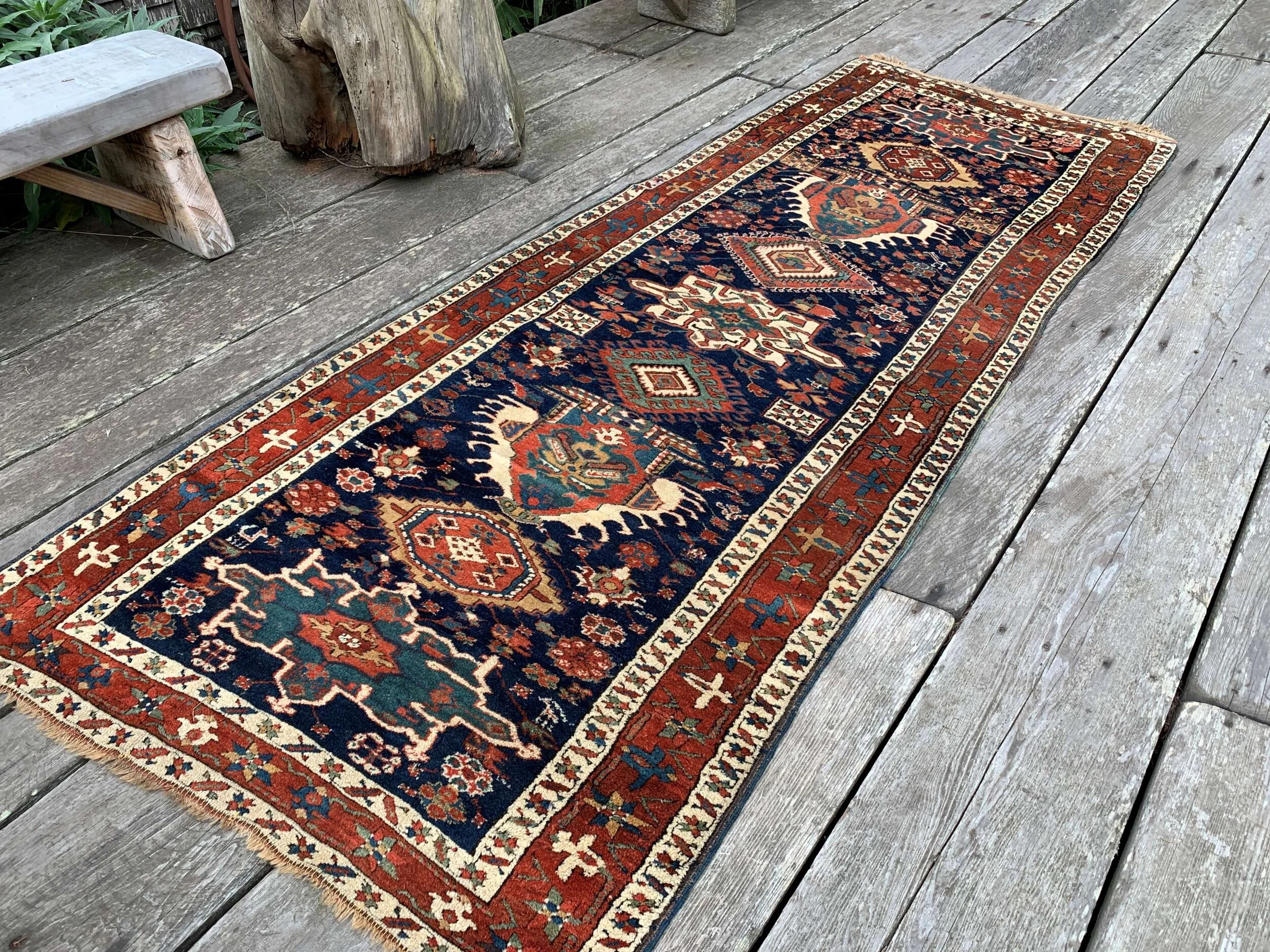 Steelman Rugs — Antique Persian Karadagh Runner Rug 3'7