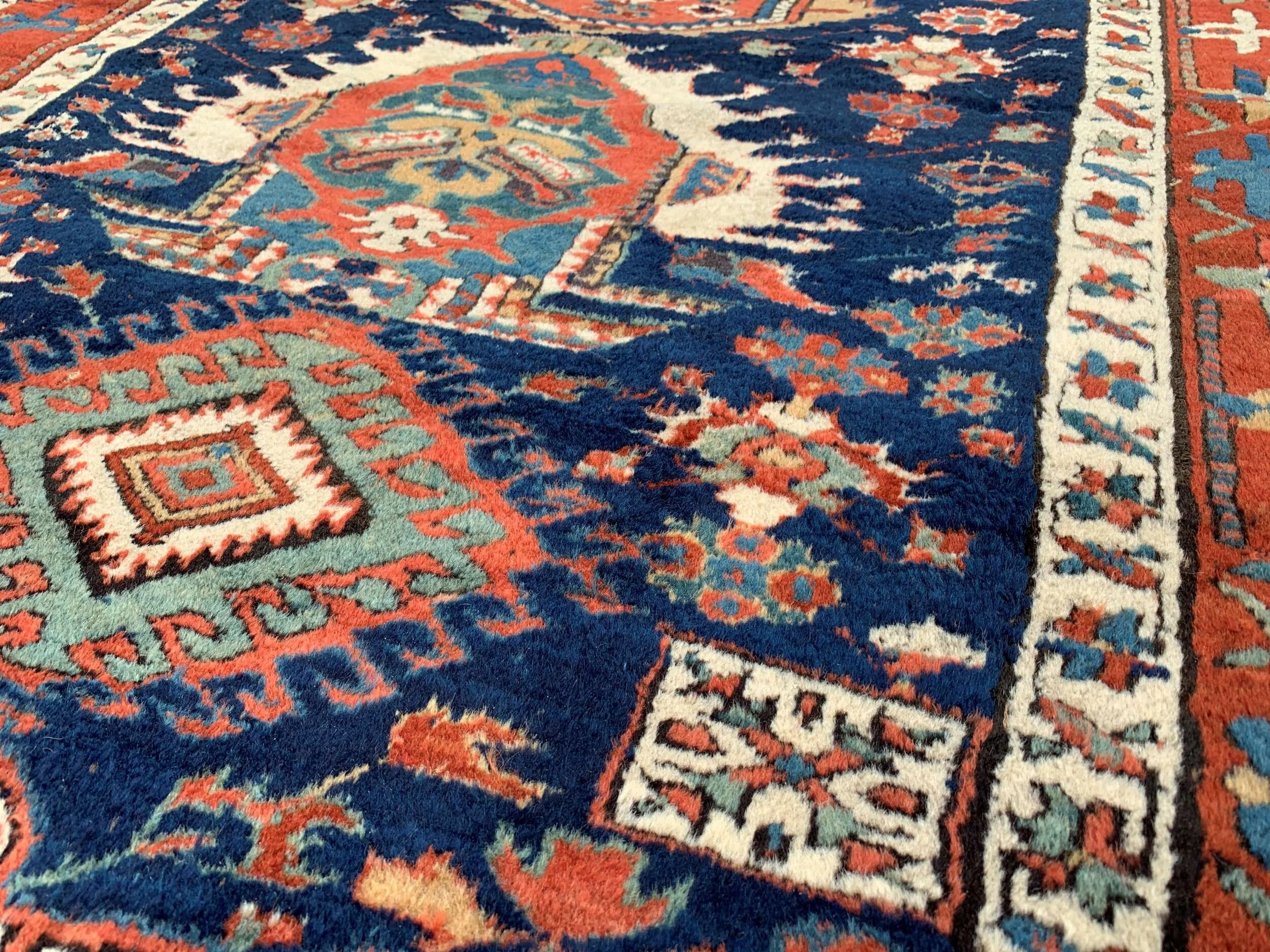 entry rugs antique blue