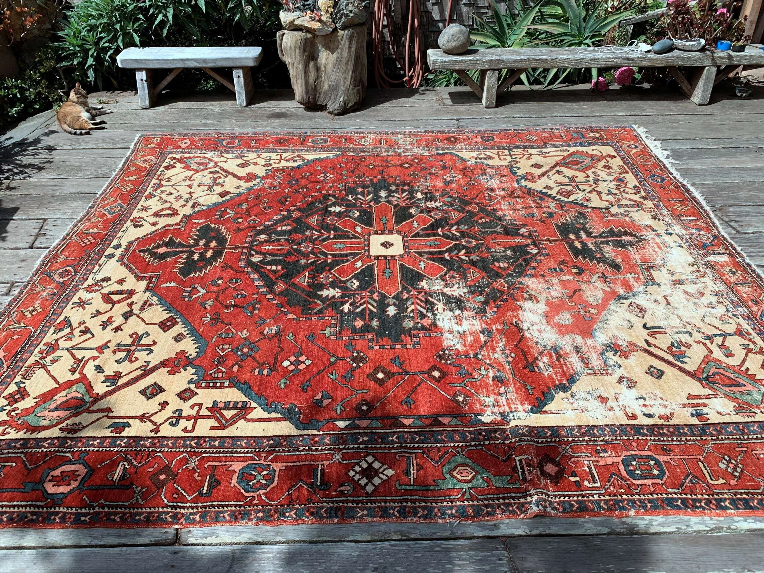 persian rugs antique serapi heriz