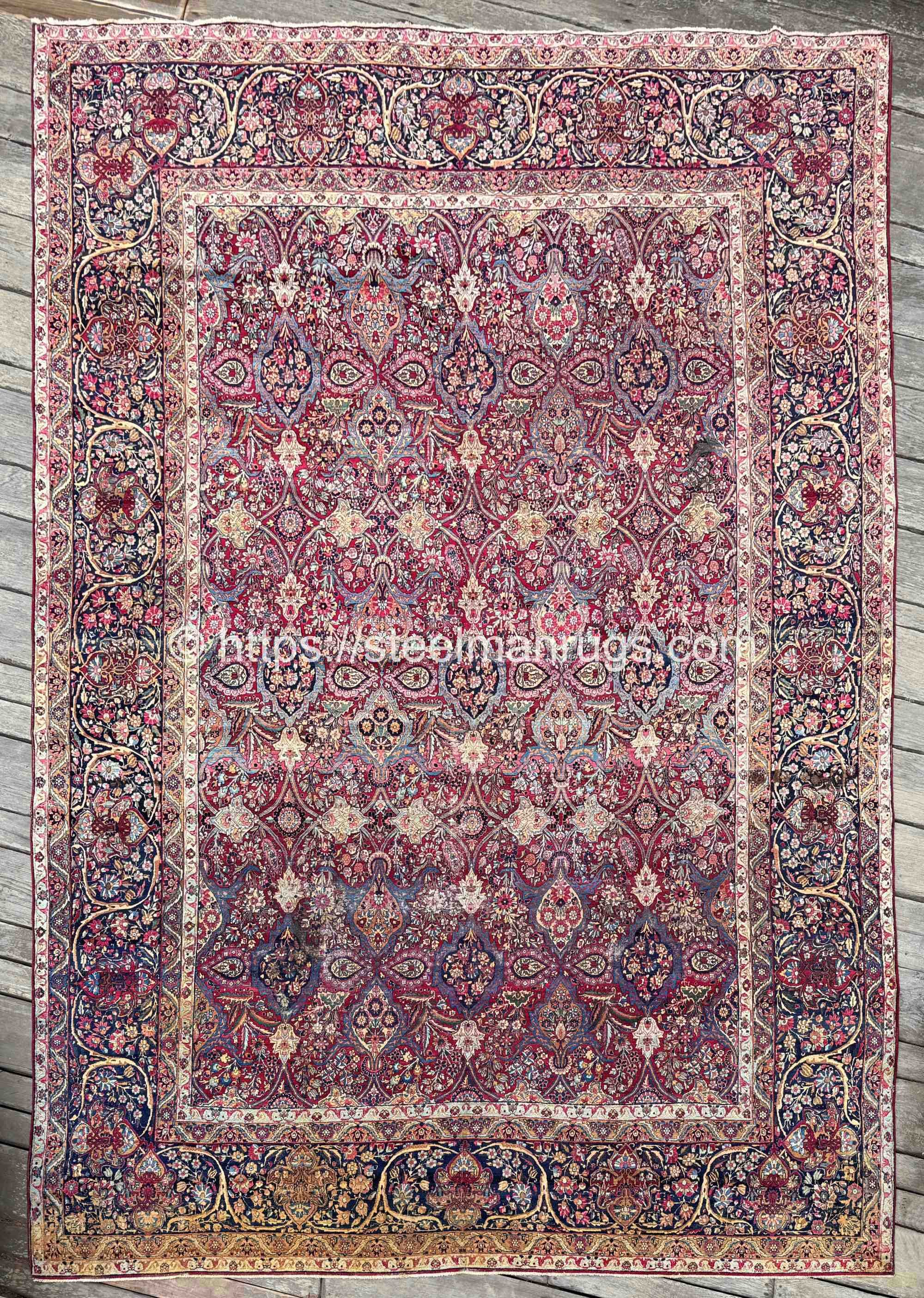 antique kerman rugs