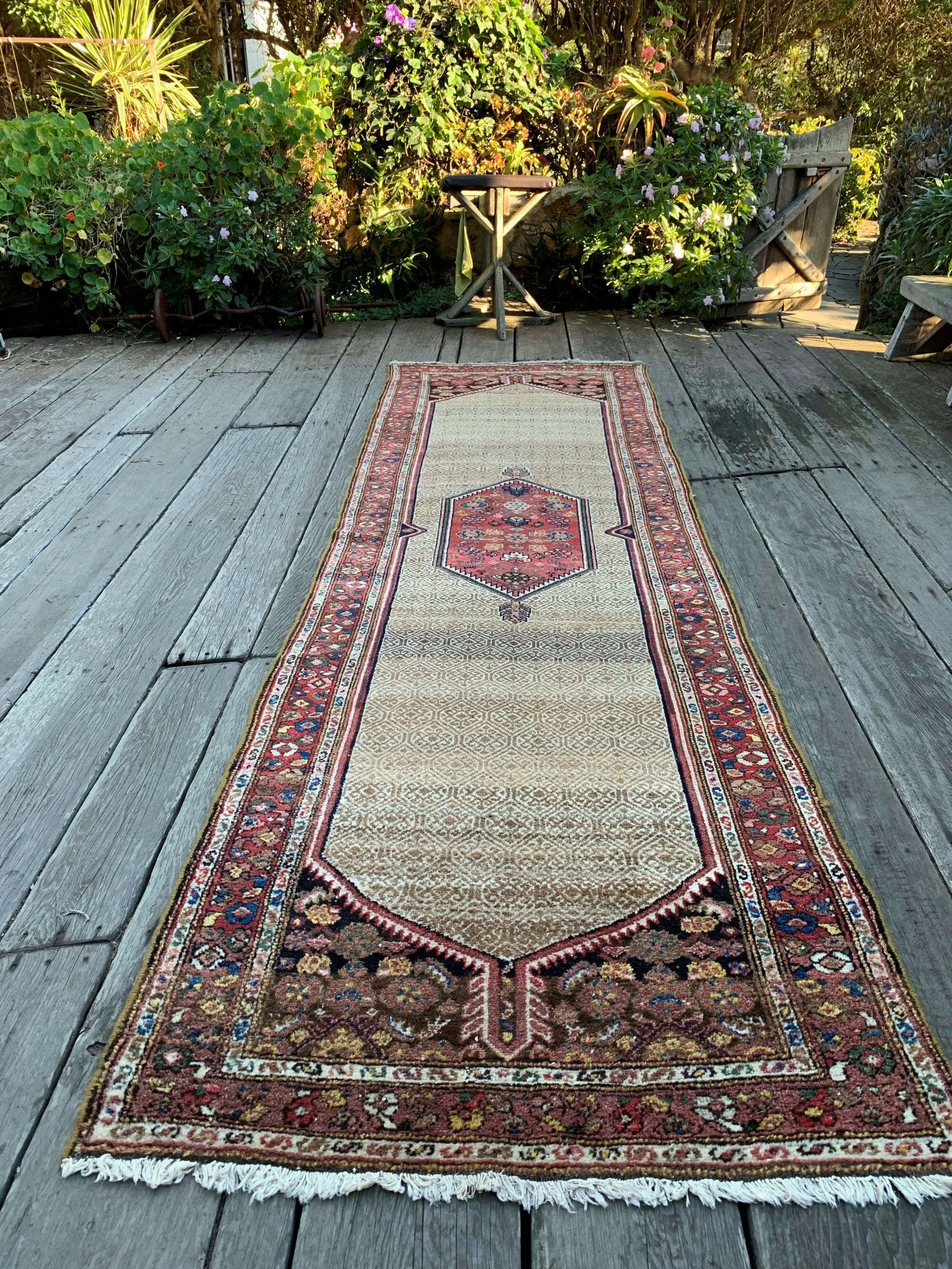entry runners antique tribal