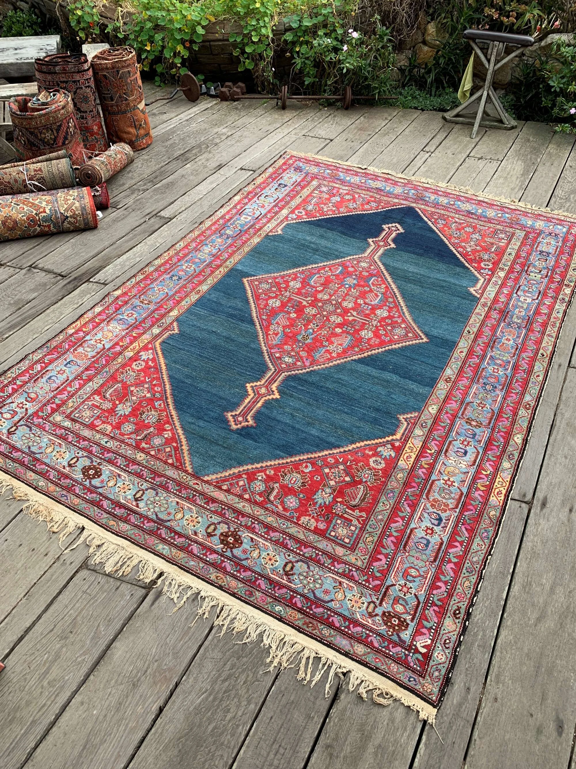 Steelman Rugs — Antique Persian Zarand Hamadan Rug 8'7"x12'6"