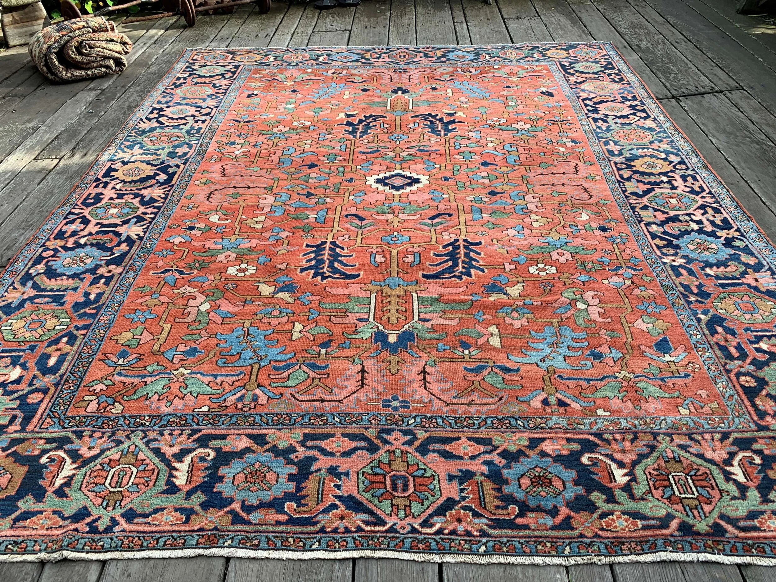 farmhouse rugs heriz serapi