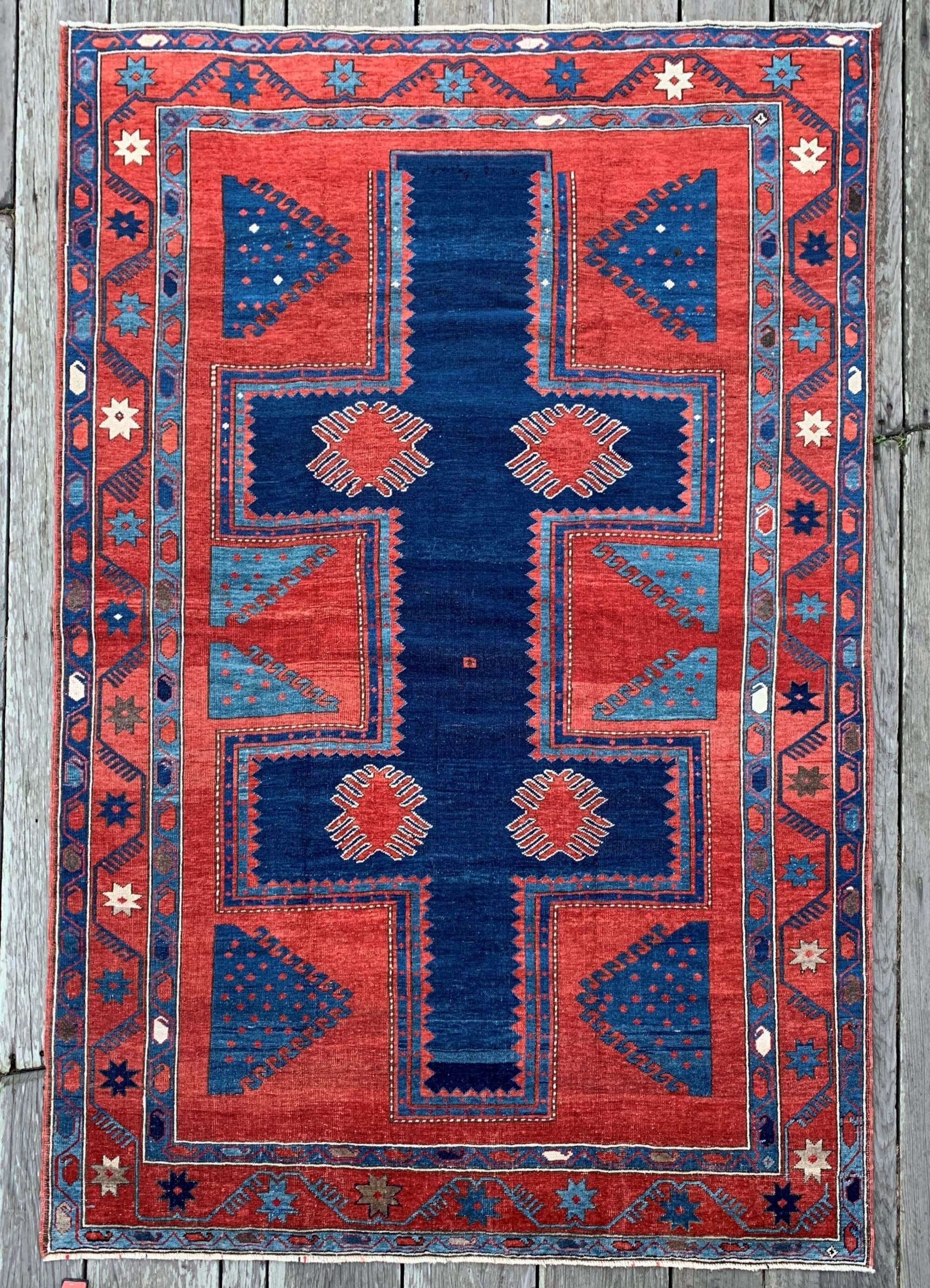 Steelman Rugs Antique Armenian Kazak, Art Van Rugs
