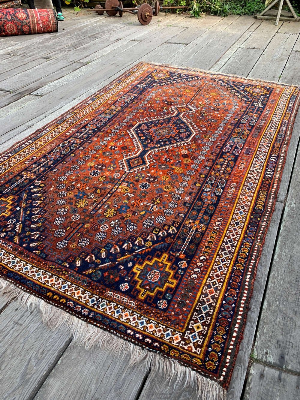 Steelman Rugs — Vintage Shiraz Qashqai Rug 7'3