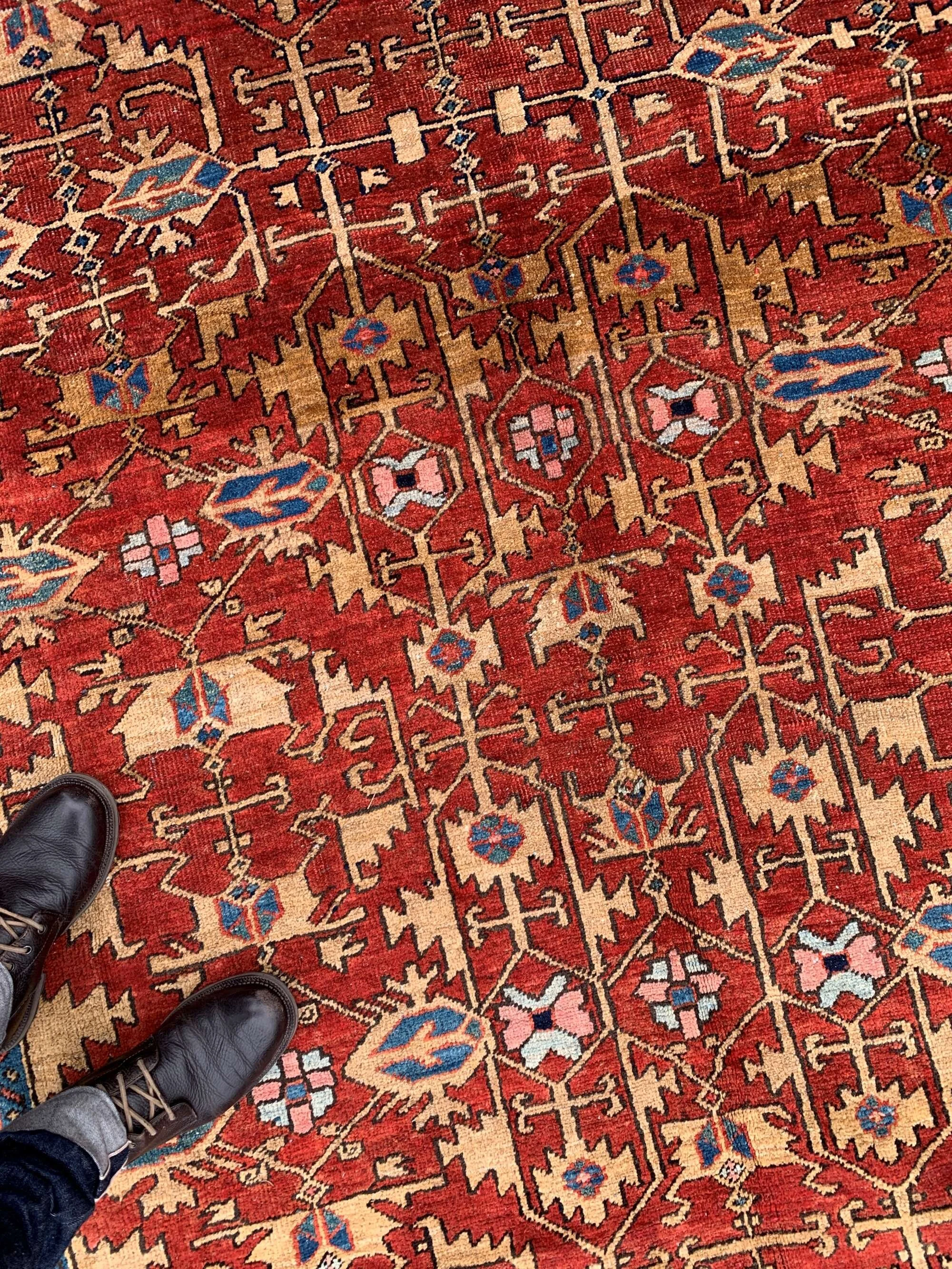 antique heriz rugs