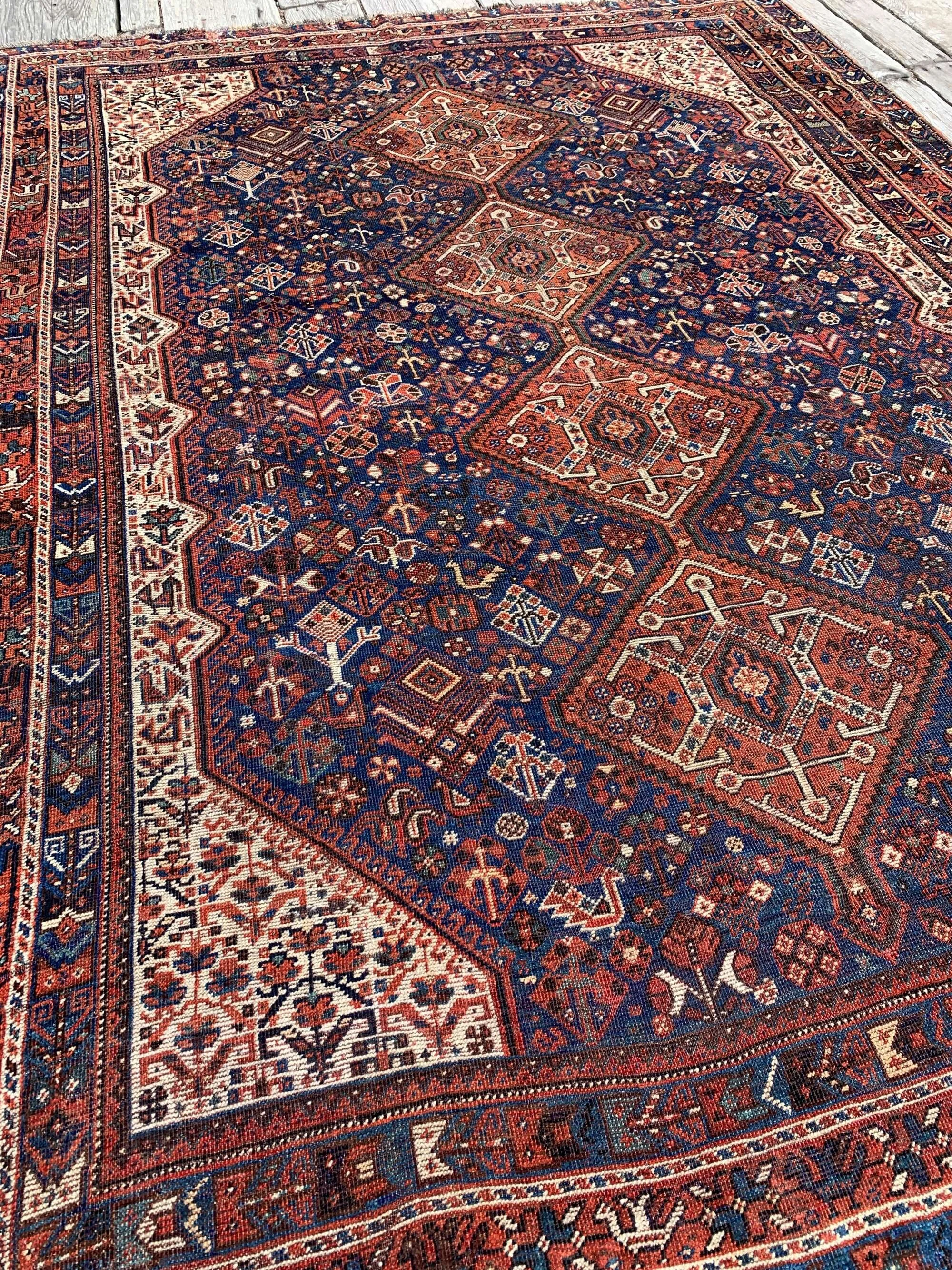 Steelman Rugs — Antique Persian Tribal Rug 6'7