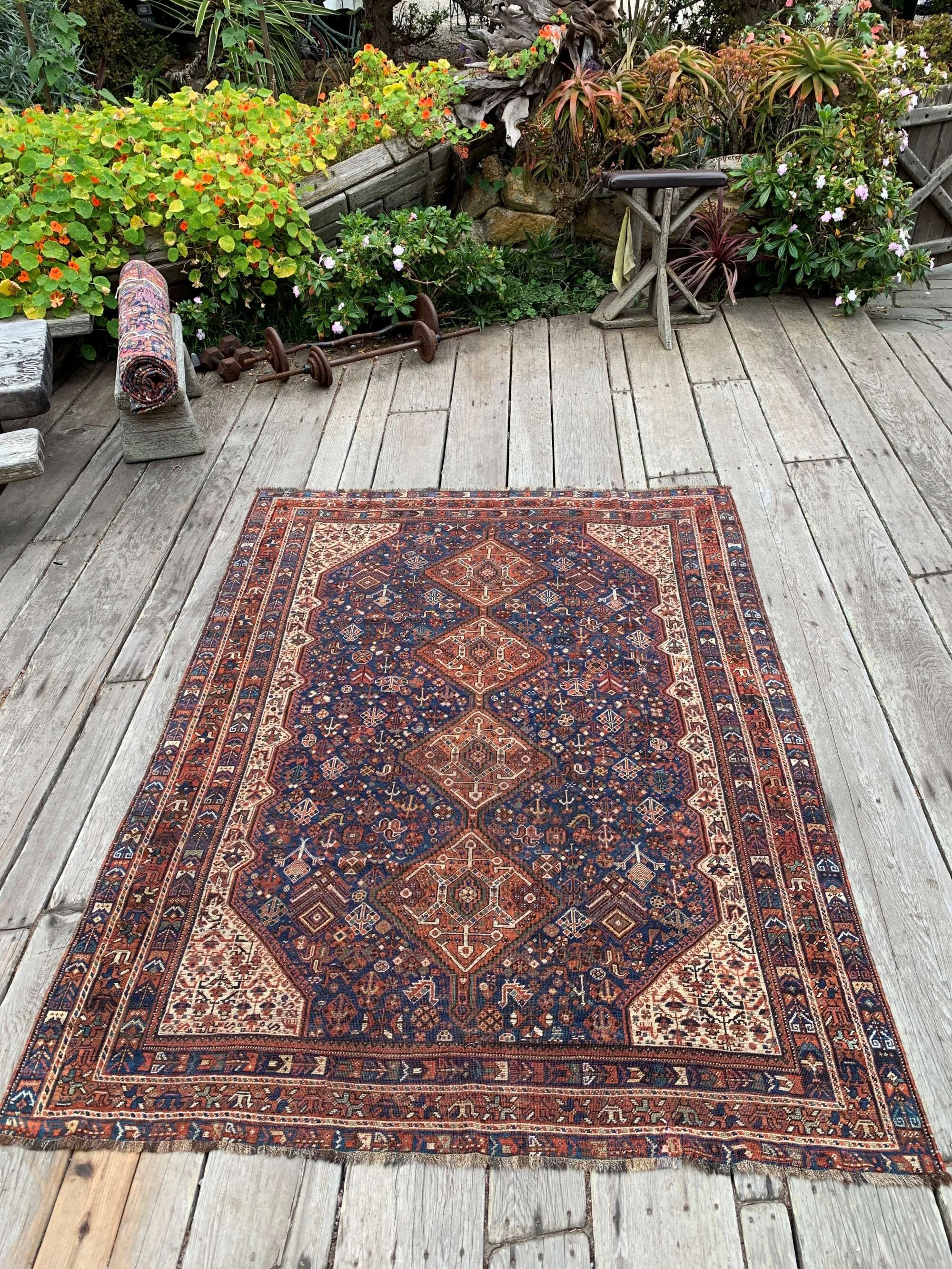 antique persian tribal rug