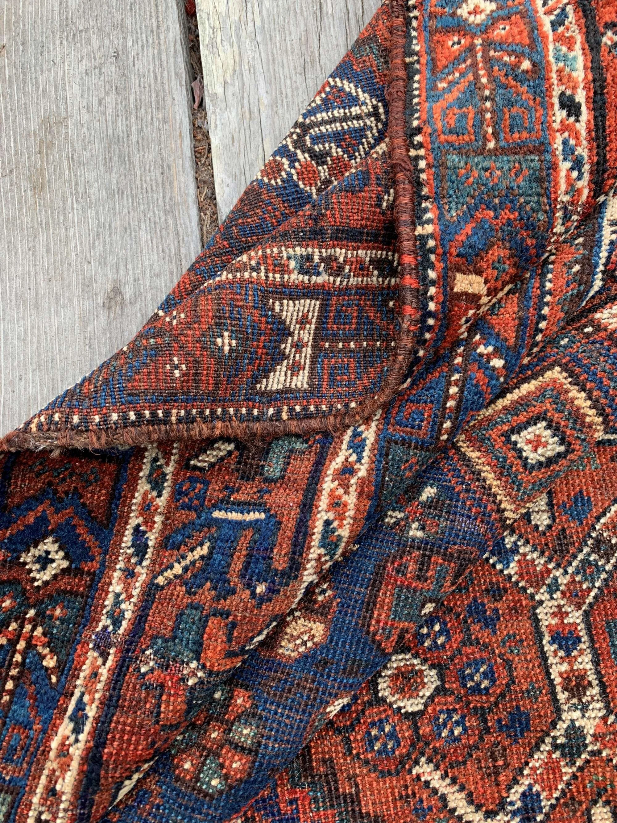 Steelman Rugs — Antique Persian Tribal Rug 6'7