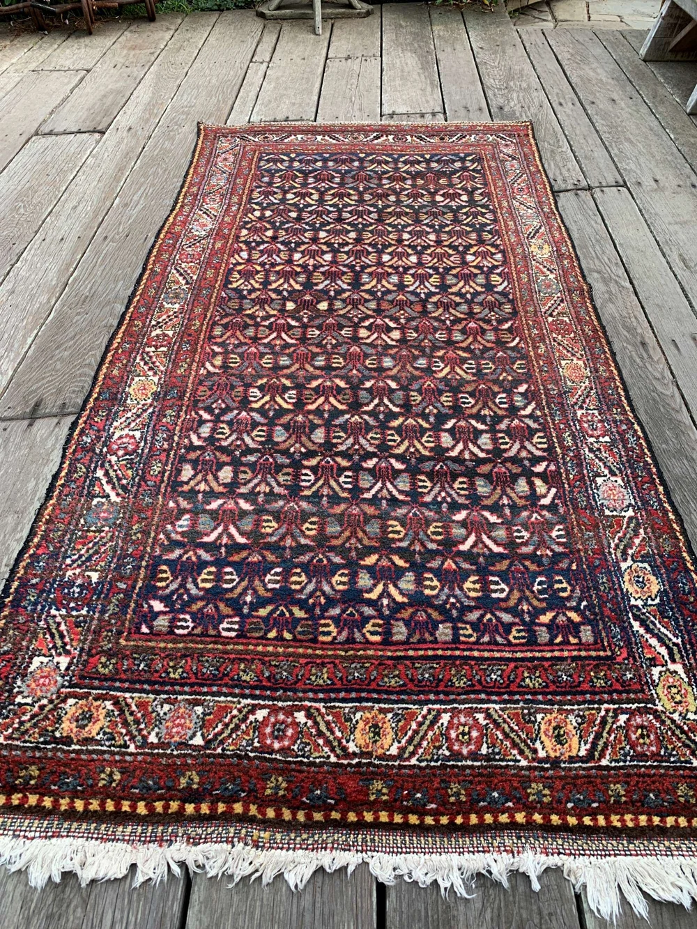 ラグ・カーペット Antique qashqai shiraz rug Antique Qashqai Shiraz Rug - 7'7 x 10'2 - 231 x 310 cm