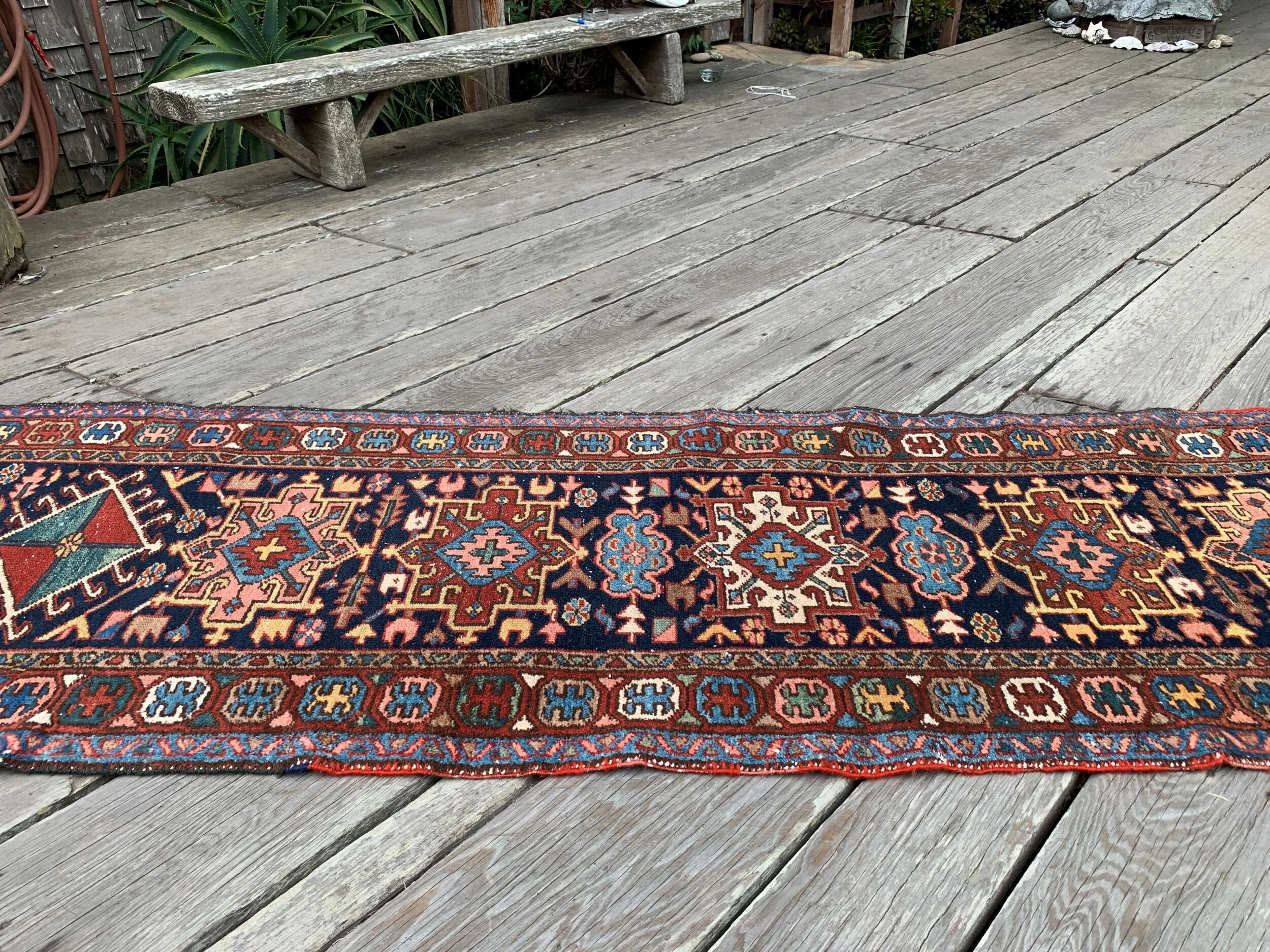 heriz rugs navy blue