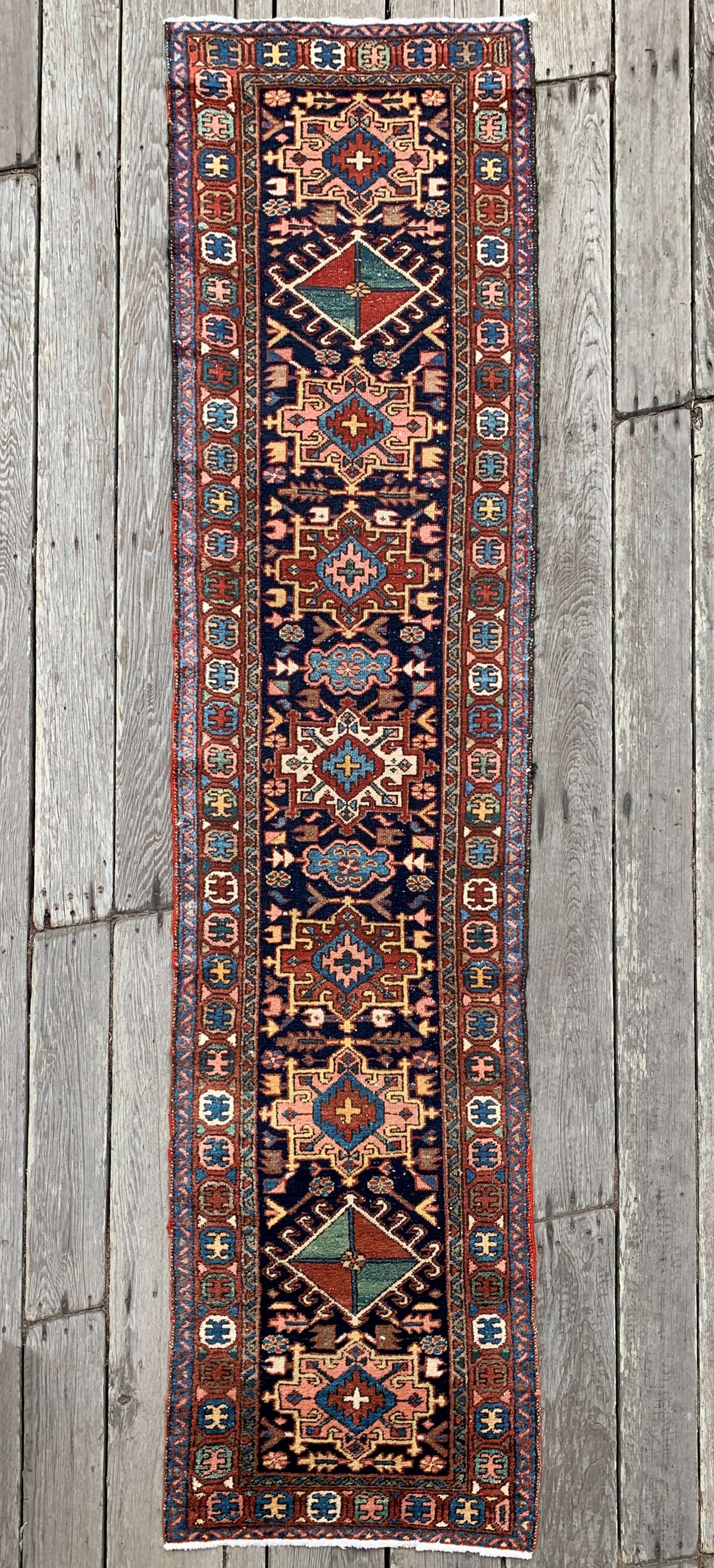 antique persian heriz runner