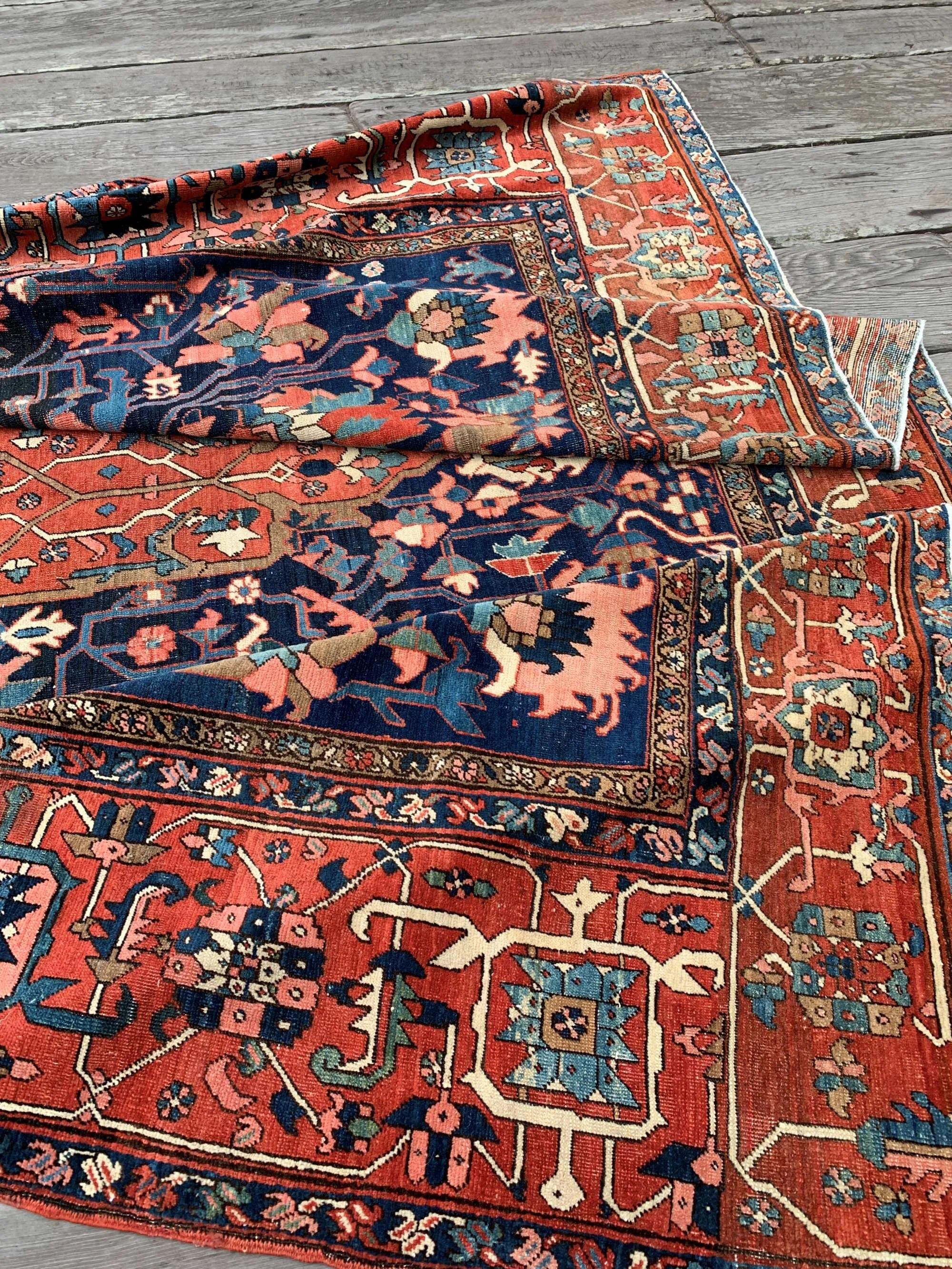 serapi rugs dining room