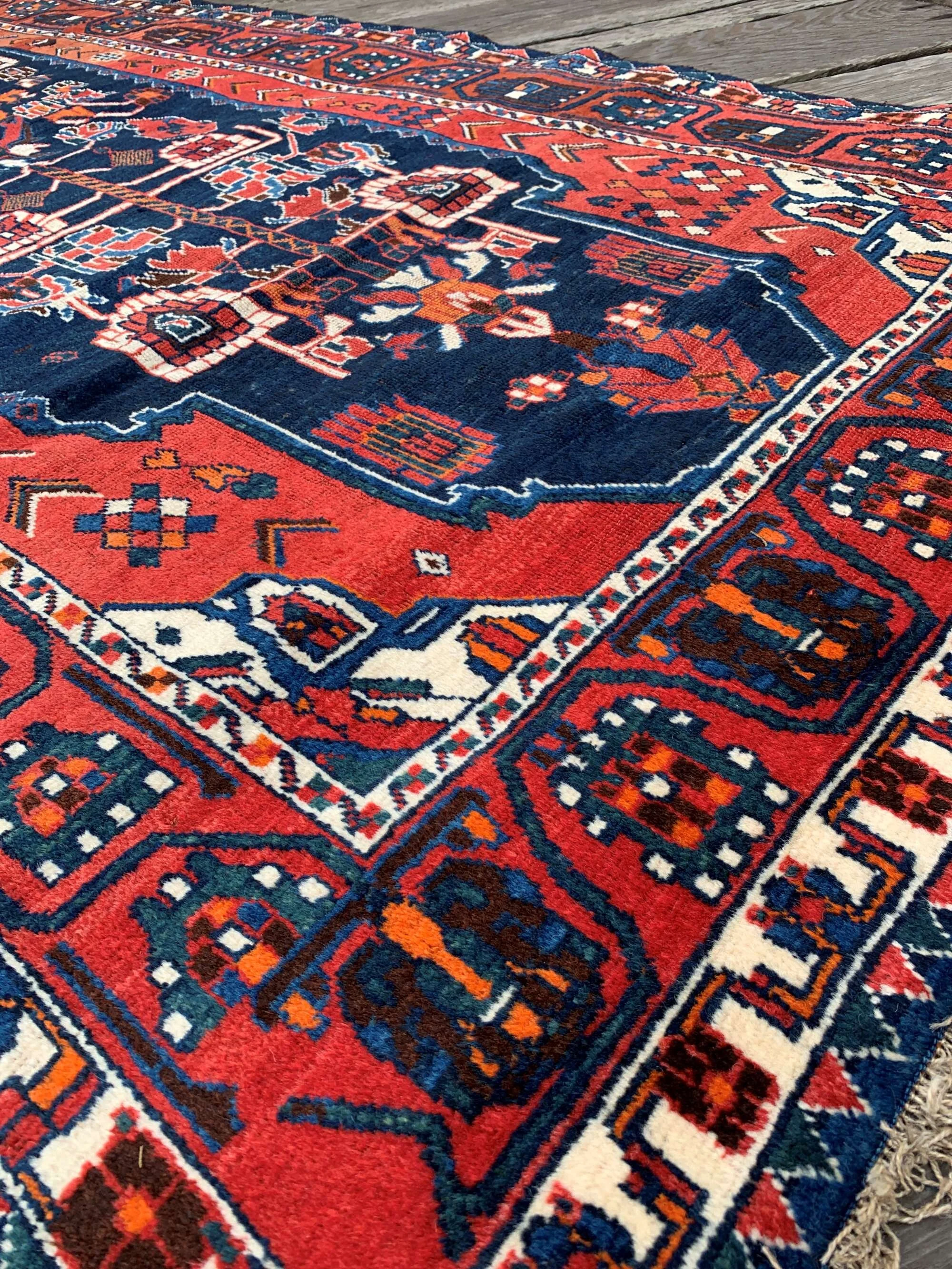 navy blue tribal rugs