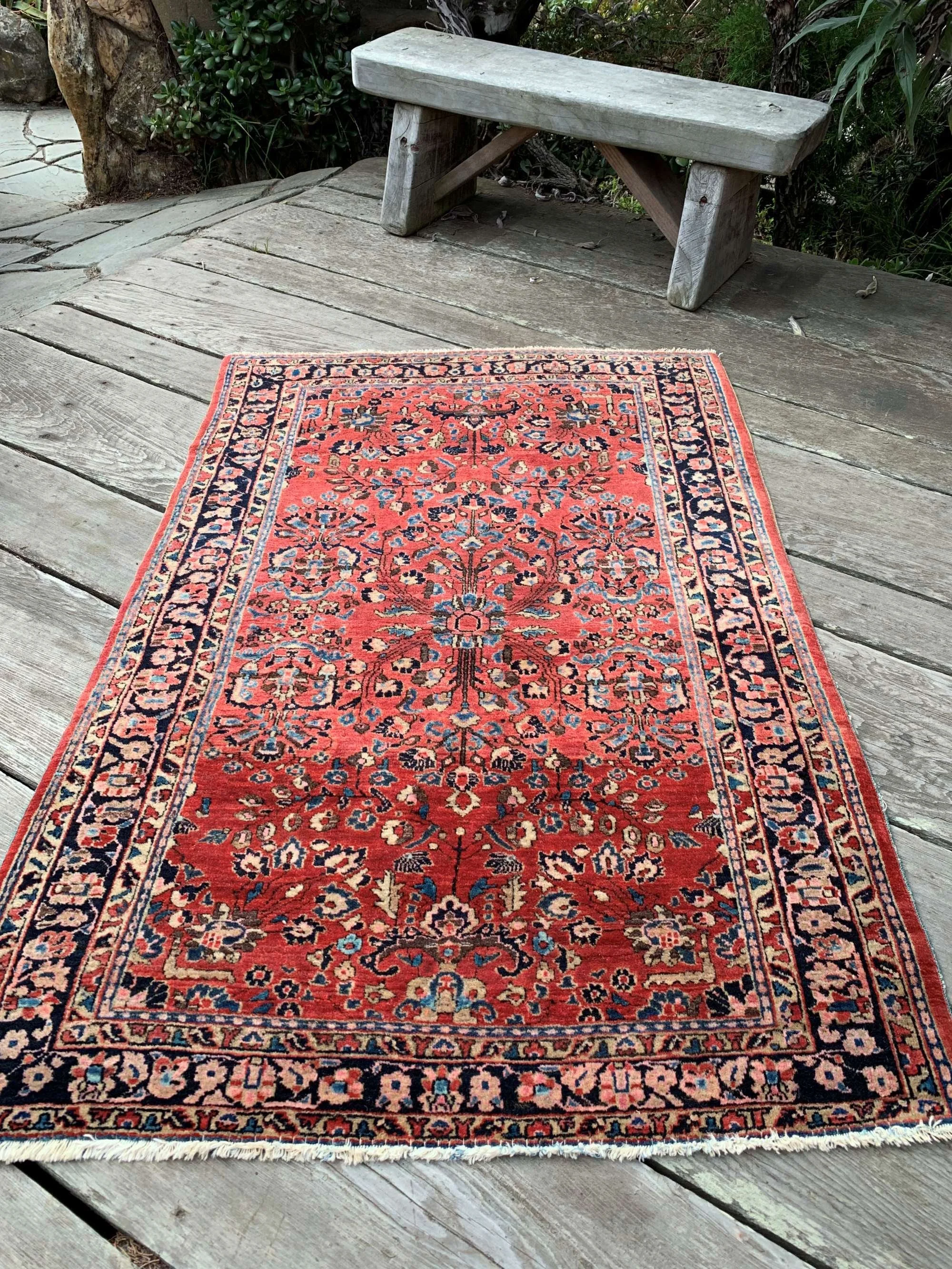 Steelman Rugs — Antique Persian Sarouk Rug 3'5