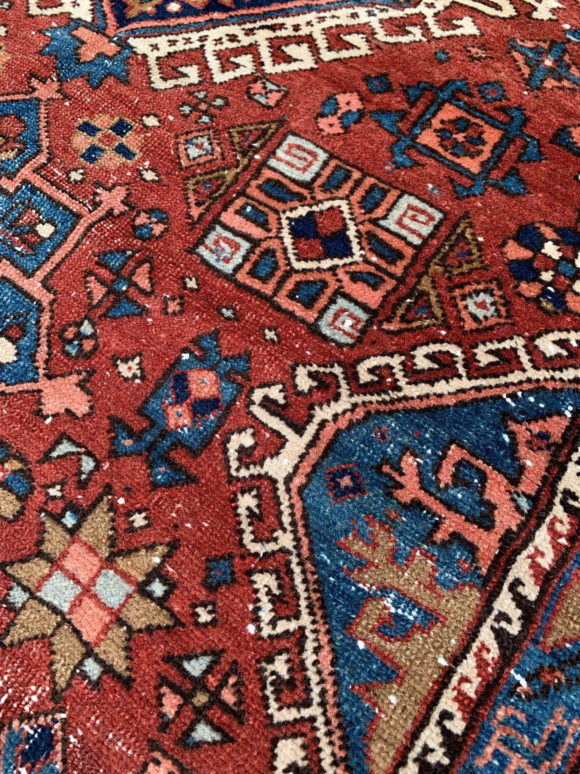 antique karaja heriz rug