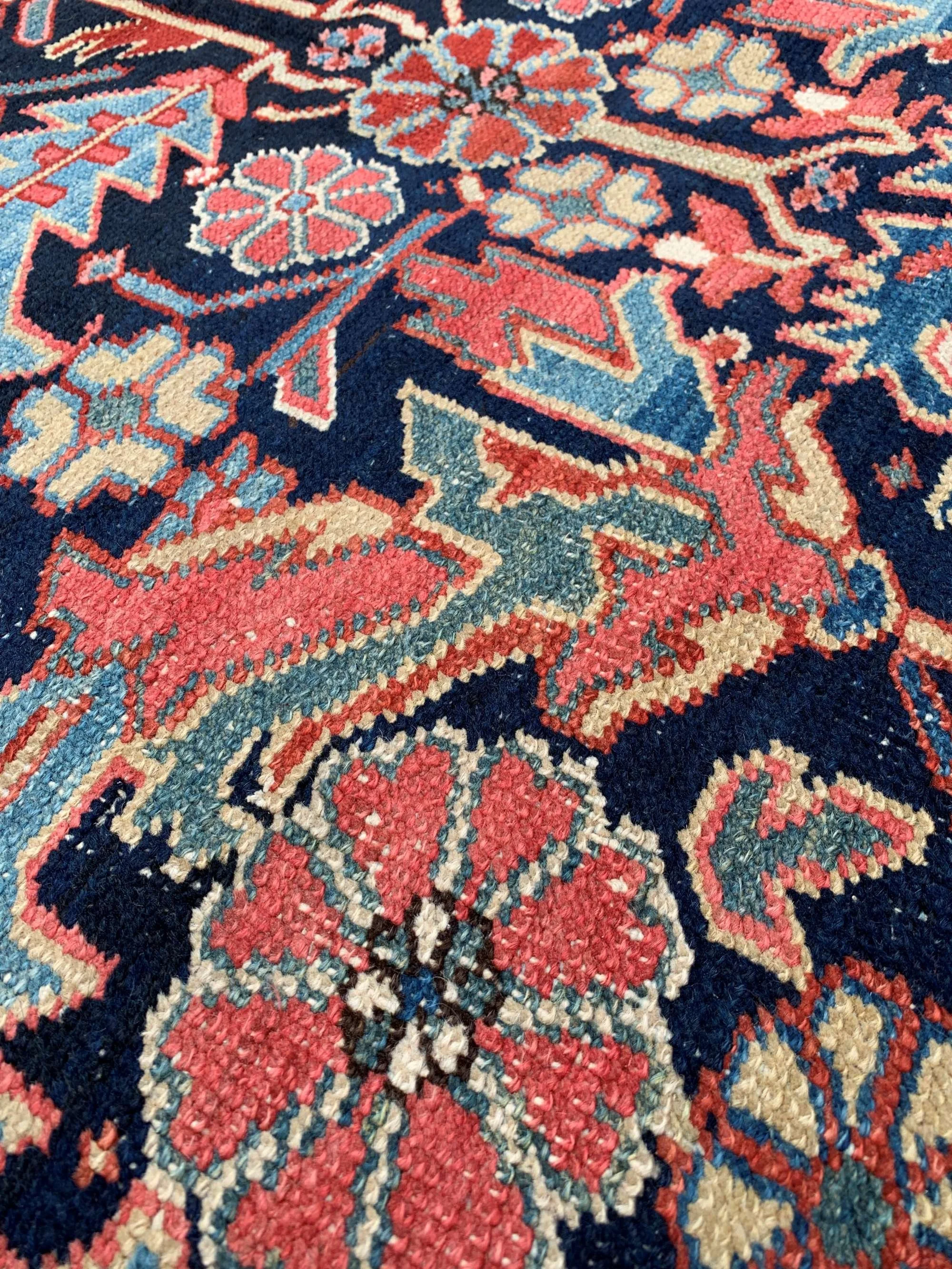 blue heriz rug