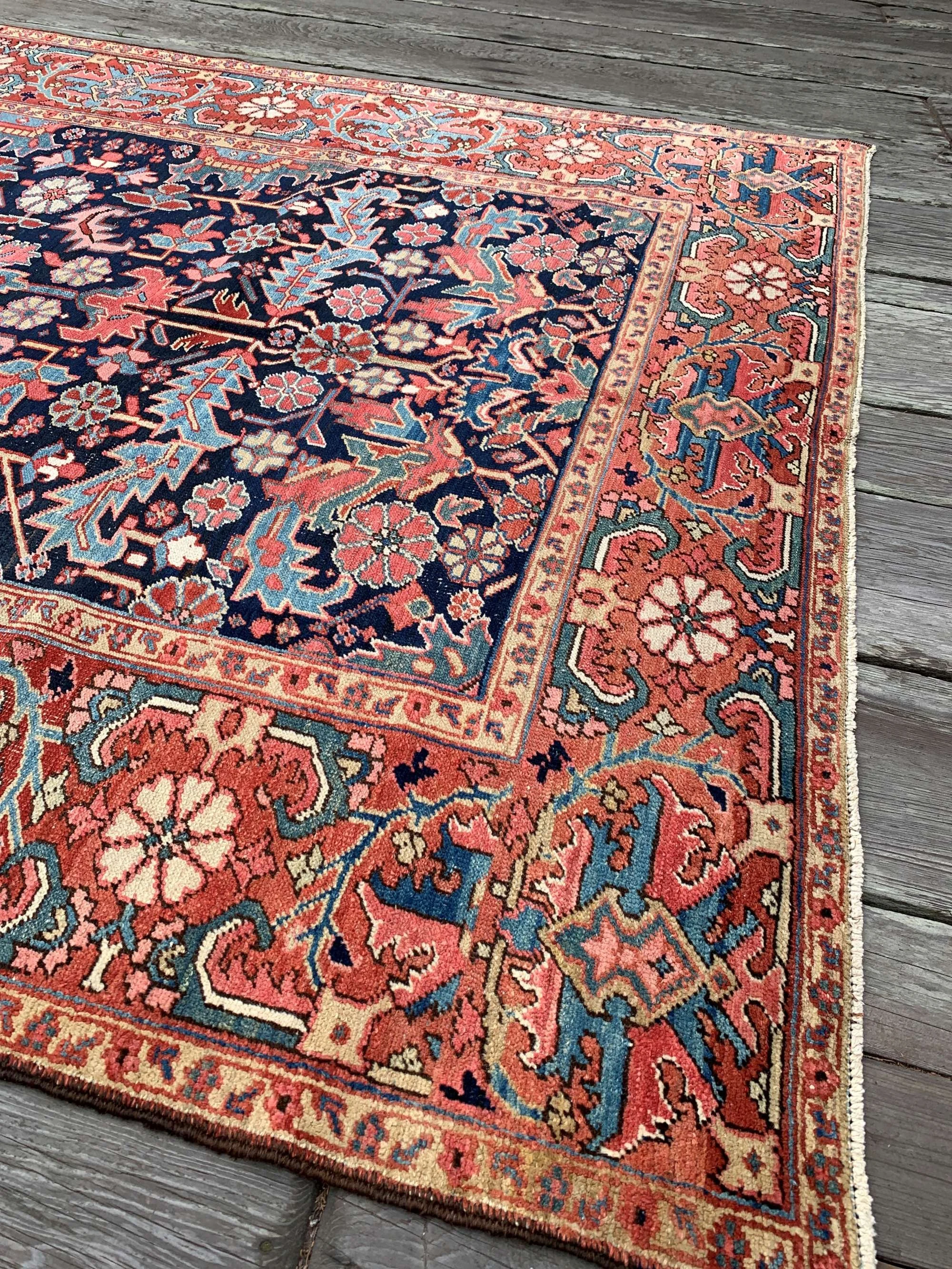 persian heriz rug antique