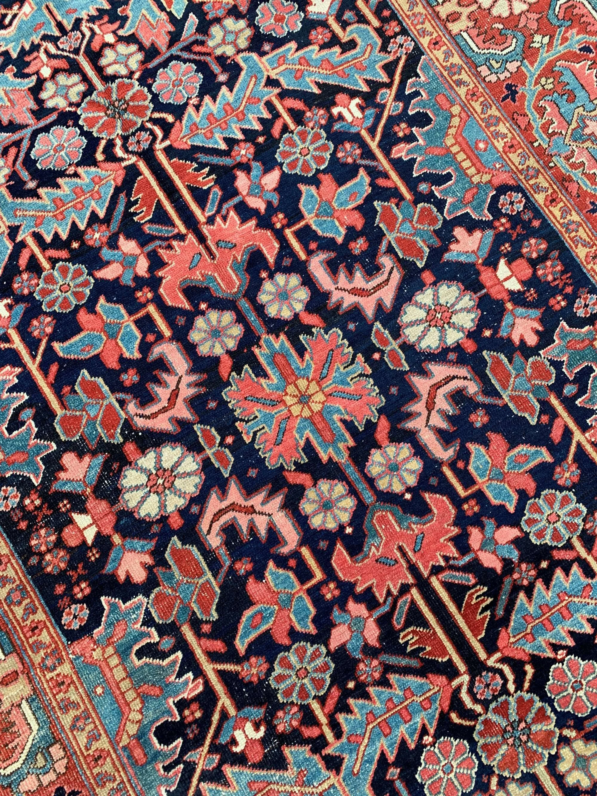 blue persian rug
