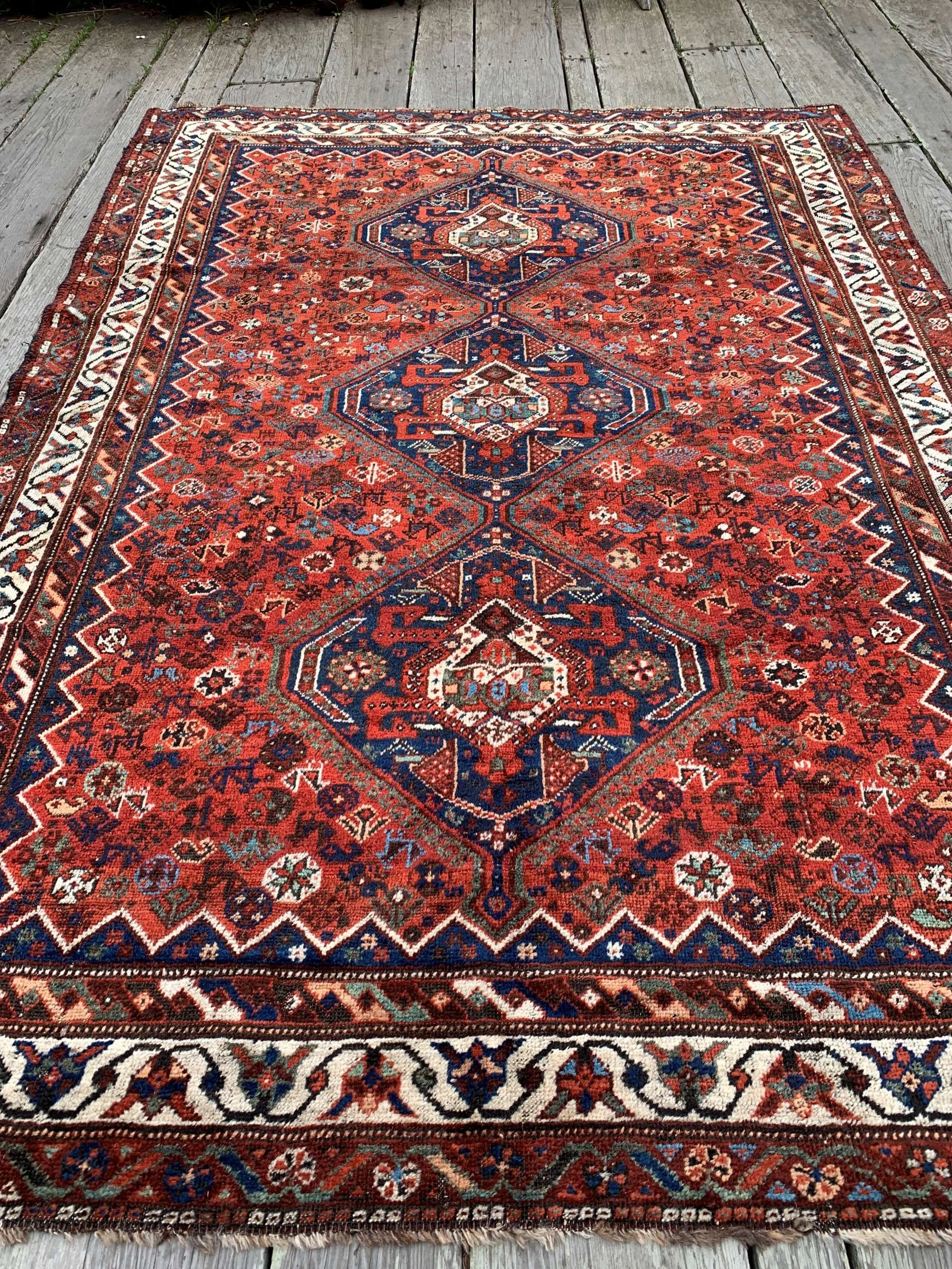 vintage tribal rug 7x10